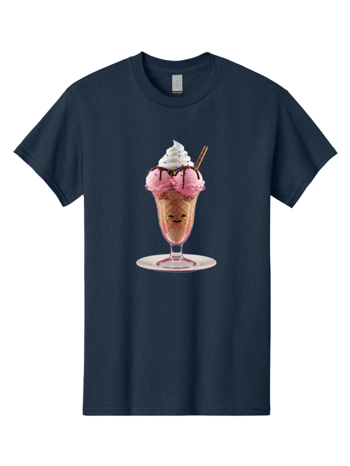 Ice-Cream-Sundae Men'S Graphic Tee, 100% Cotton, Comfortable Casual Summer Wear, Machine Washable, Vintage Camera, Old Camera, Antique Camera, Black Camera, Classic Photography, Photography Equipment, Nostalgic Device, Film Camera, Camera Art Baq993 5