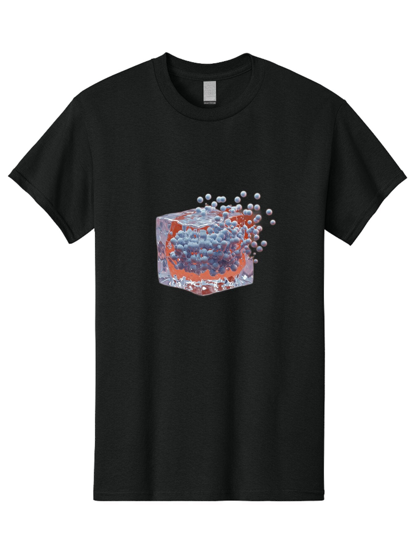Ice-Cube-With-Particles Men'S Graphic Tee, 100% Cotton, Comfortable Casual Summer Wear, Machine Washable, Vintage Camera, Old Camera, Antique Camera, Black Camera, Classic Photography, Photography Equipment, Nostalgic Device, Film Camera, Baq997 2