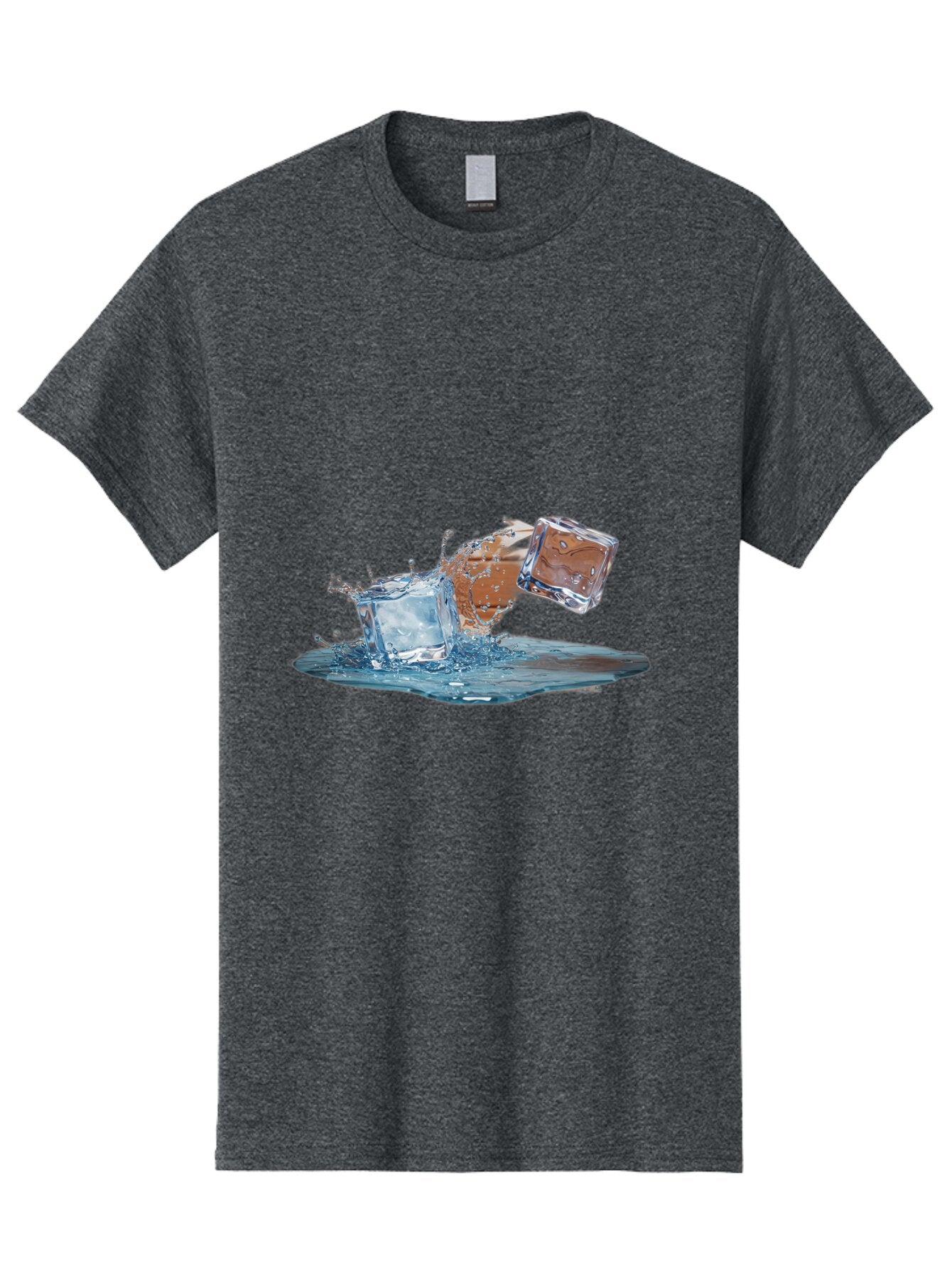 Ice-Cubes-Splash Men'S Graphic Tee, 100% Cotton, Comfortable Casual Summer Wear, Machine Washable, Vintage Camera, Old Camera, Antique Camera, Black Camera, Classic Photography, Photography Equipment, Nostalgic Device, Film Camera, Camera Art Baq999 12