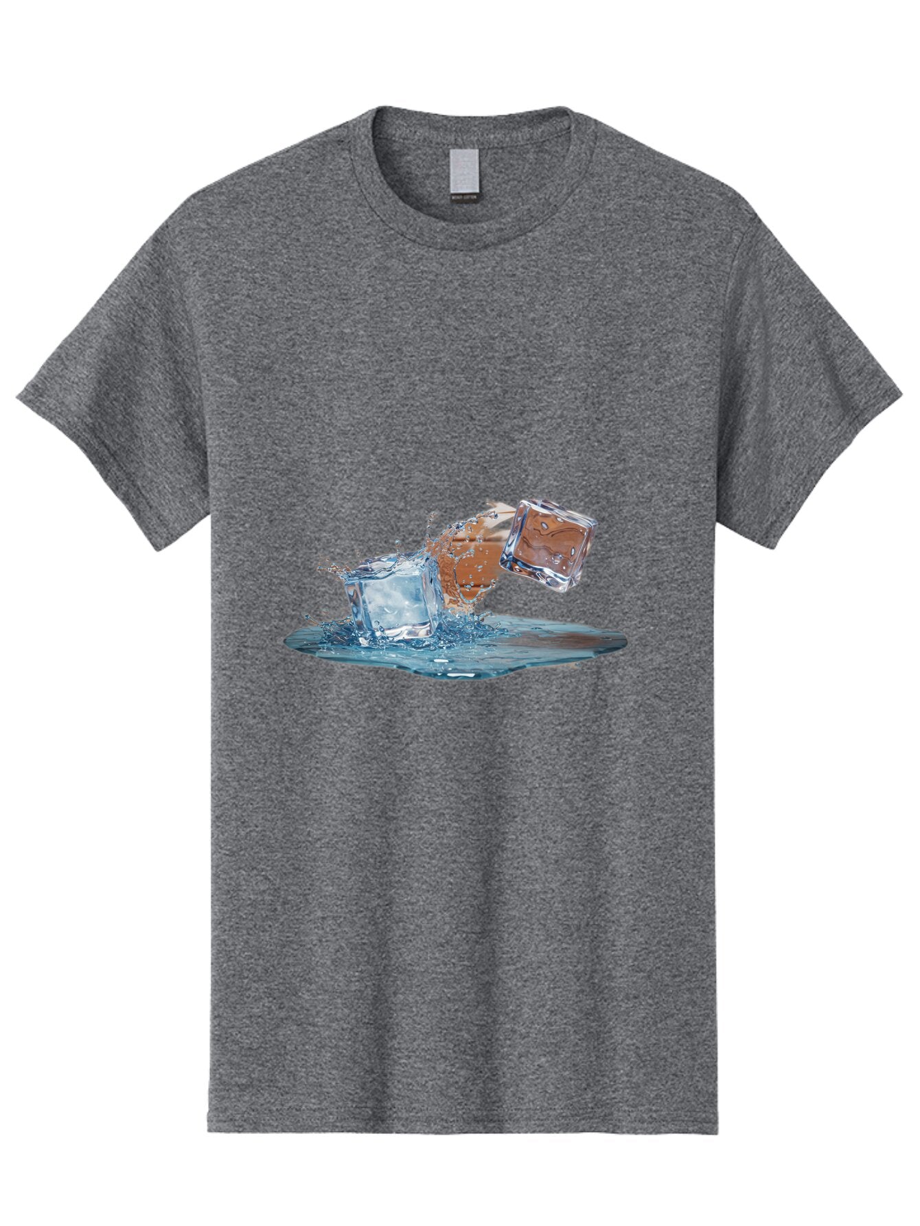 Ice-Cubes-Splash Men'S Graphic Tee, 100% Cotton, Comfortable Casual Summer Wear, Machine Washable, Vintage Camera, Old Camera, Antique Camera, Black Camera, Classic Photography, Photography Equipment, Nostalgic Device, Film Camera, Camera Art Baq999 5