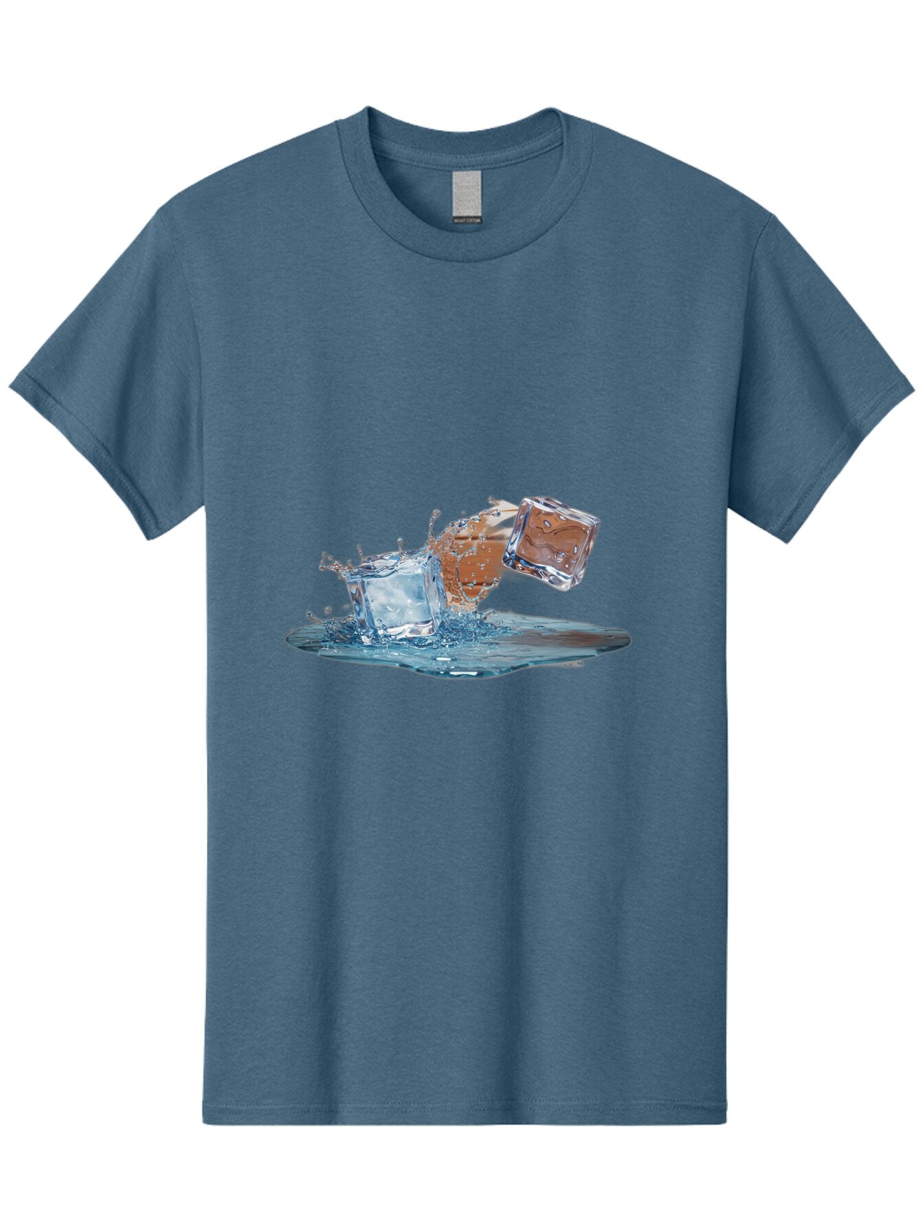 Ice-Cubes-Splash Men'S Graphic Tee, 100% Cotton, Comfortable Casual Summer Wear, Machine Washable, Vintage Camera, Old Camera, Antique Camera, Black Camera, Classic Photography, Photography Equipment, Nostalgic Device, Film Camera, Camera Art Baq999 6