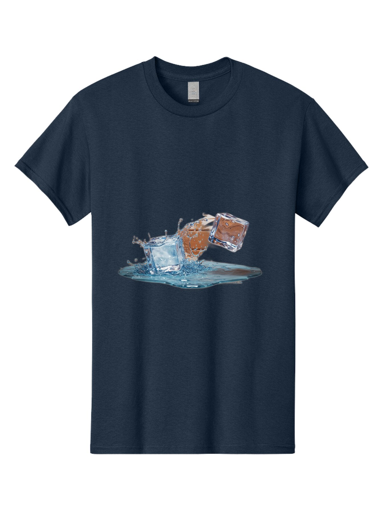 Ice-Cubes-Splash Men'S Graphic Tee, 100% Cotton, Comfortable Casual Summer Wear, Machine Washable, Vintage Camera, Old Camera, Antique Camera, Black Camera, Classic Photography, Photography Equipment, Nostalgic Device, Film Camera, Camera Art Baq999 13
