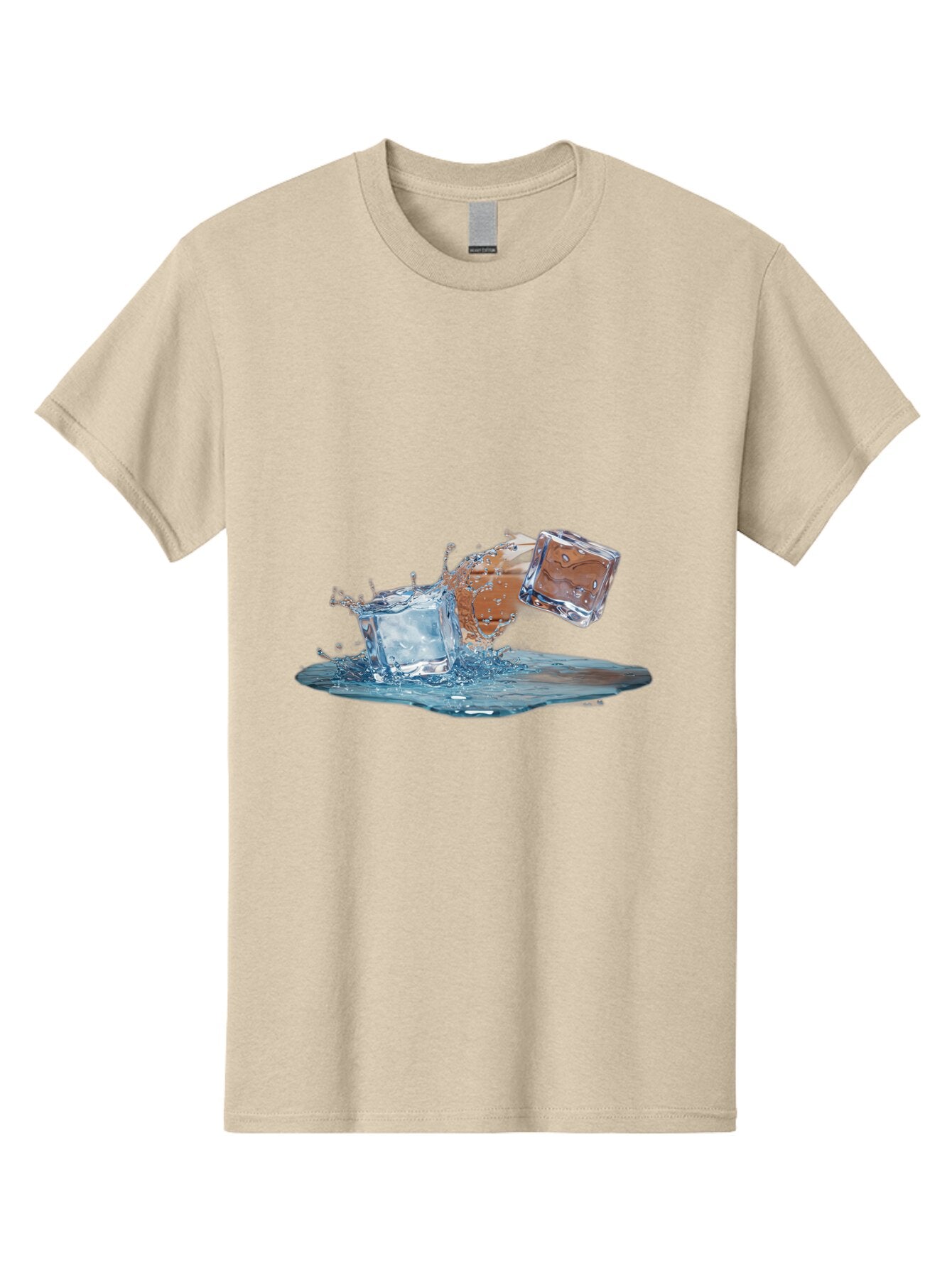 Ice-Cubes-Splash Men'S Graphic Tee, 100% Cotton, Comfortable Casual Summer Wear, Machine Washable, Vintage Camera, Old Camera, Antique Camera, Black Camera, Classic Photography, Photography Equipment, Nostalgic Device, Film Camera, Camera Art Baq999 10