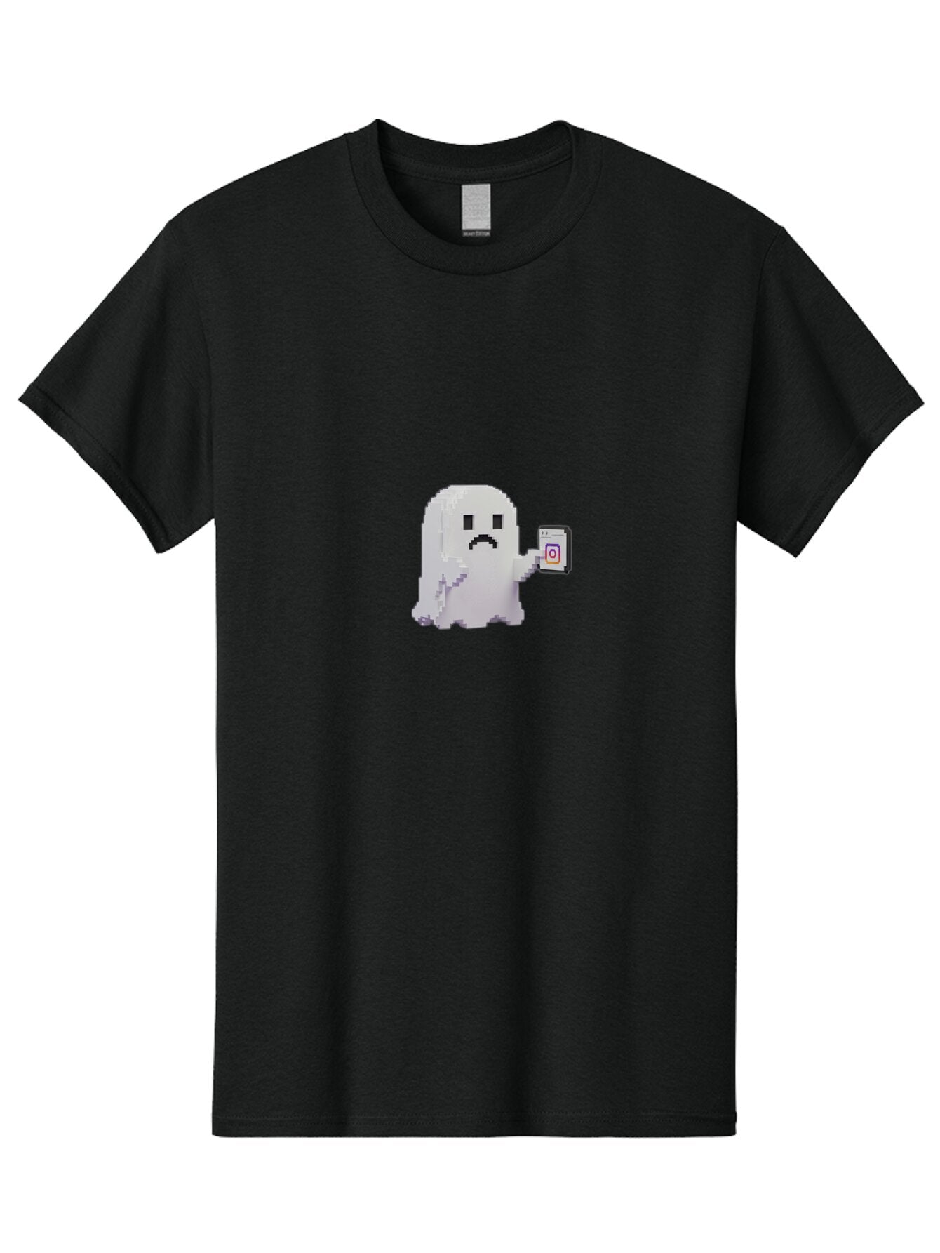 Ghost Men'S Graphic Tee, 100% Cotton, Comfortable Casual Summer Wear, Machine Washable, Vintage Camera, Old Camera, Antique Camera, Black Camera, Classic Photography, Photography Equipment, Nostalgic Device, Film Camera, Camera Art Bar003 7