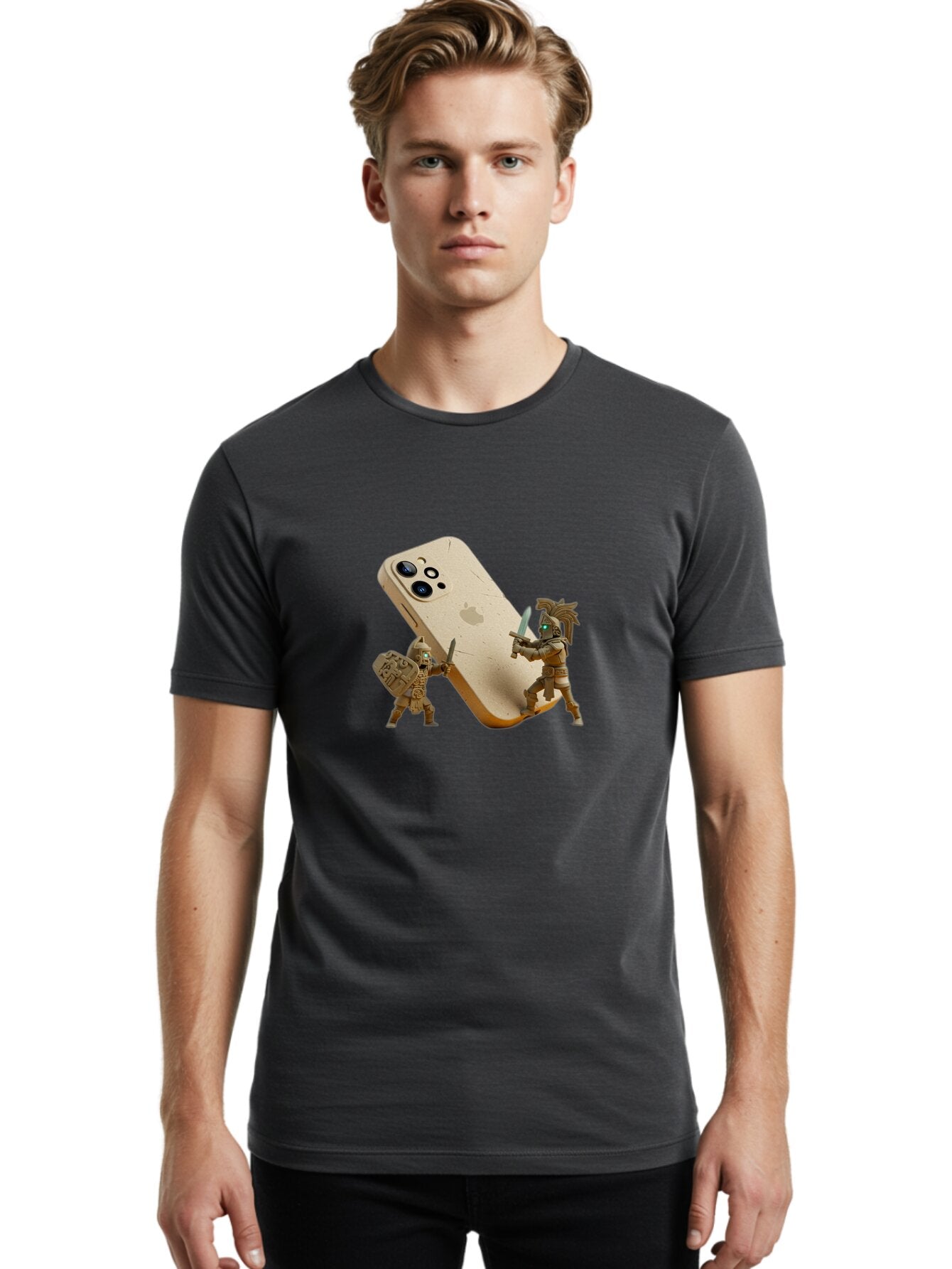 Warriors Men'S Graphic Tee, 100% Cotton, Comfortable Casual Summer Wear, Machine Washable, Vintage Camera, Old Camera, Antique Camera, Black Camera, Classic Photography, Photography Equipment, Nostalgic Device, Film Camera, Camera Art Bar006 21