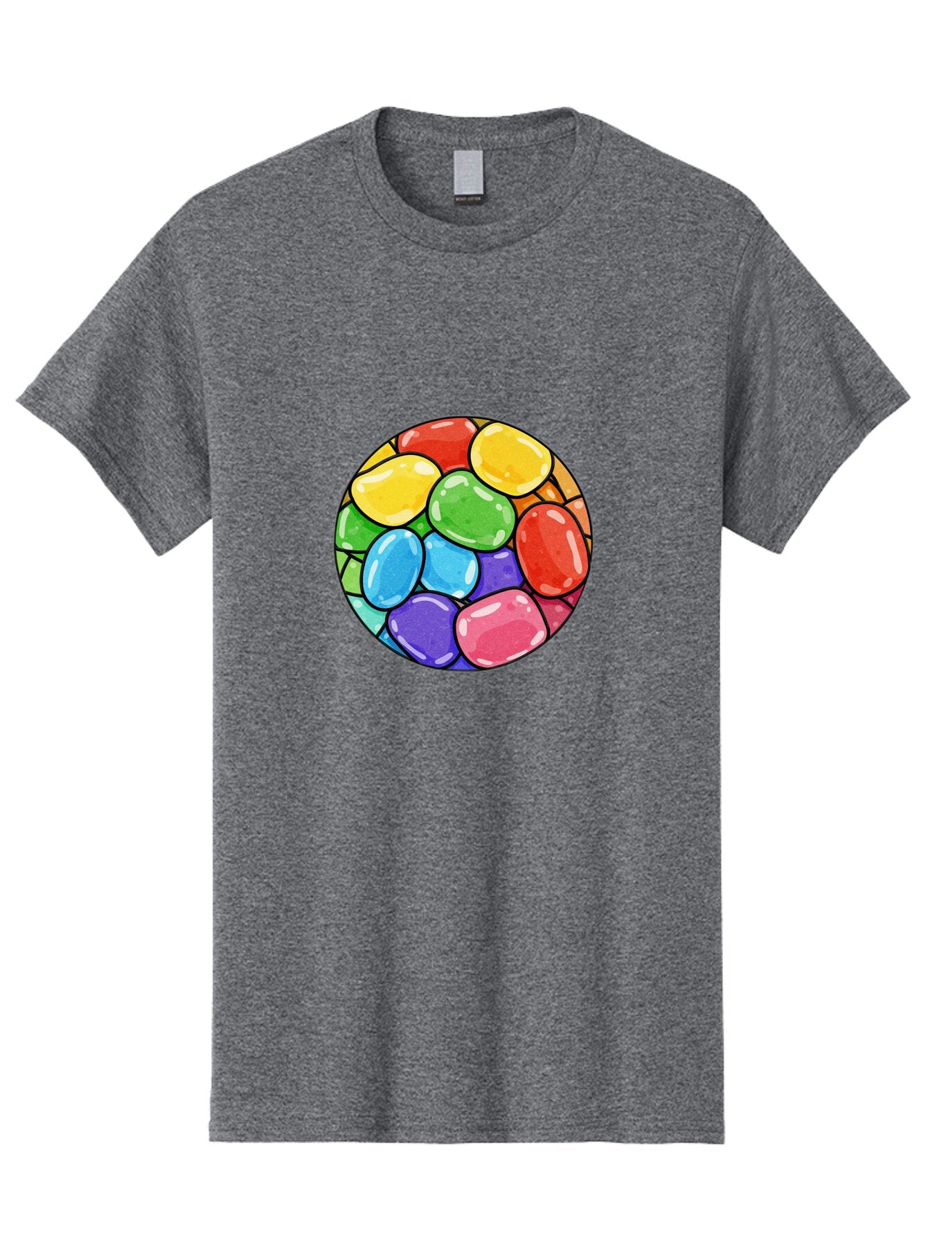Jelly-Beans-1 Men'S Graphic Tee, 100% Cotton, Comfortable Casual Summer Wear, Machine Washable, Vintage Camera, Old Camera, Antique Camera, Black Camera, Classic Photography, Photography Equipment, Nostalgic Device, Film Camera, Camera Art Bar007 3