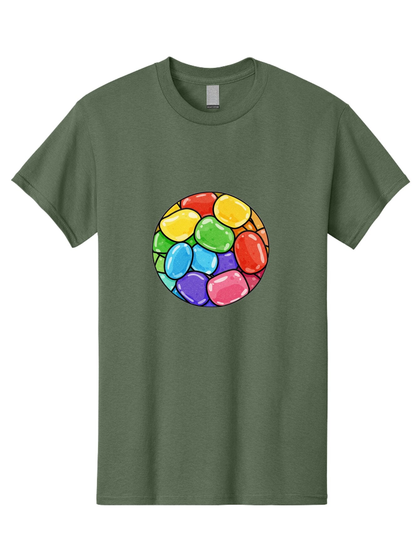 Jelly-Beans-1 Men'S Graphic Tee, 100% Cotton, Comfortable Casual Summer Wear, Machine Washable, Vintage Camera, Old Camera, Antique Camera, Black Camera, Classic Photography, Photography Equipment, Nostalgic Device, Film Camera, Camera Art Bar007 7