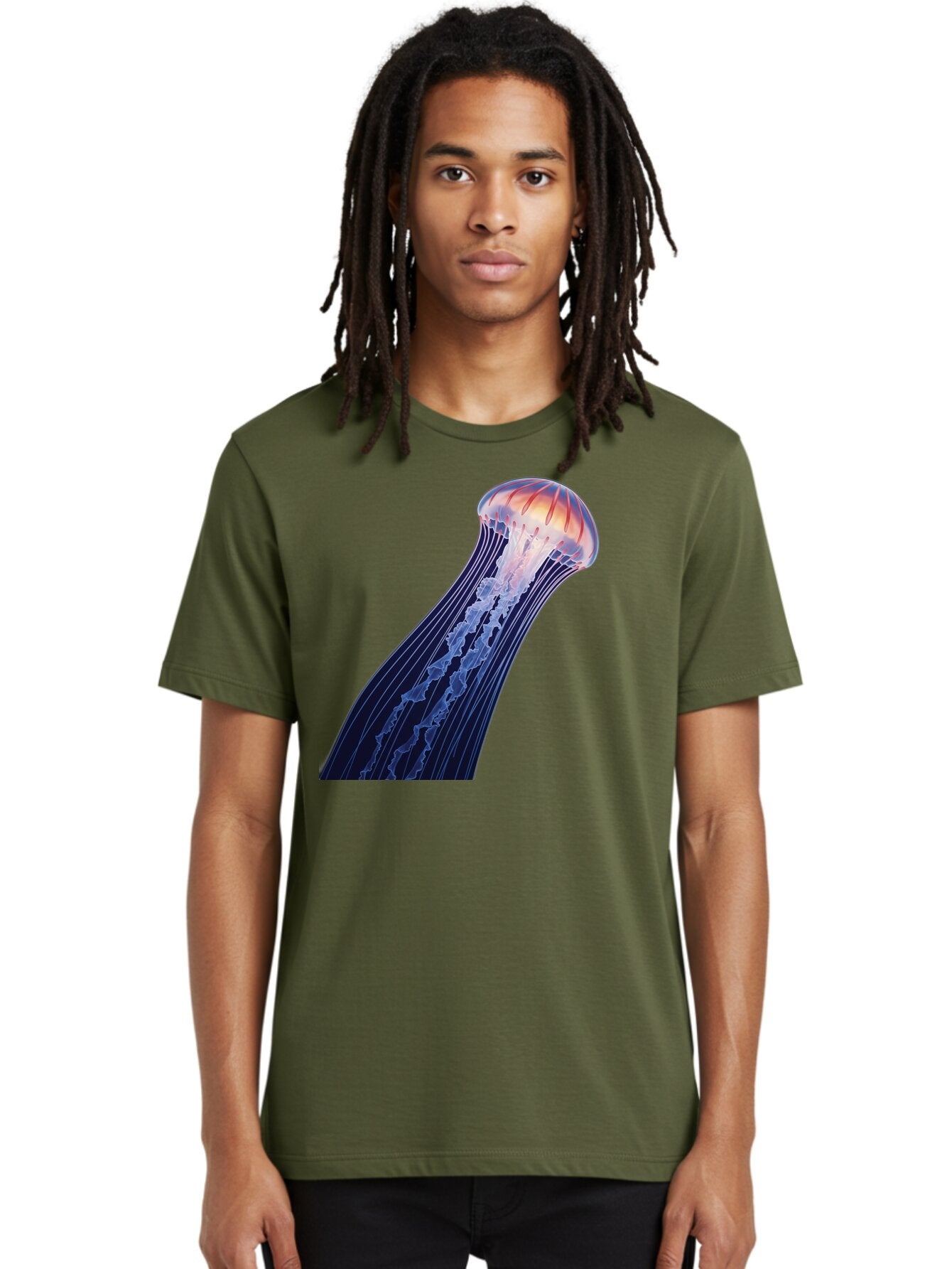 Jellyfish-2 Men'S Graphic Tee, 100% Cotton, Comfortable Casual Summer Wear, Machine Washable, Vintage Camera, Old Camera, Antique Camera, Black Camera, Classic Photography, Photography Equipment, Nostalgic Device, Film Camera, Camera Art Bar010 26