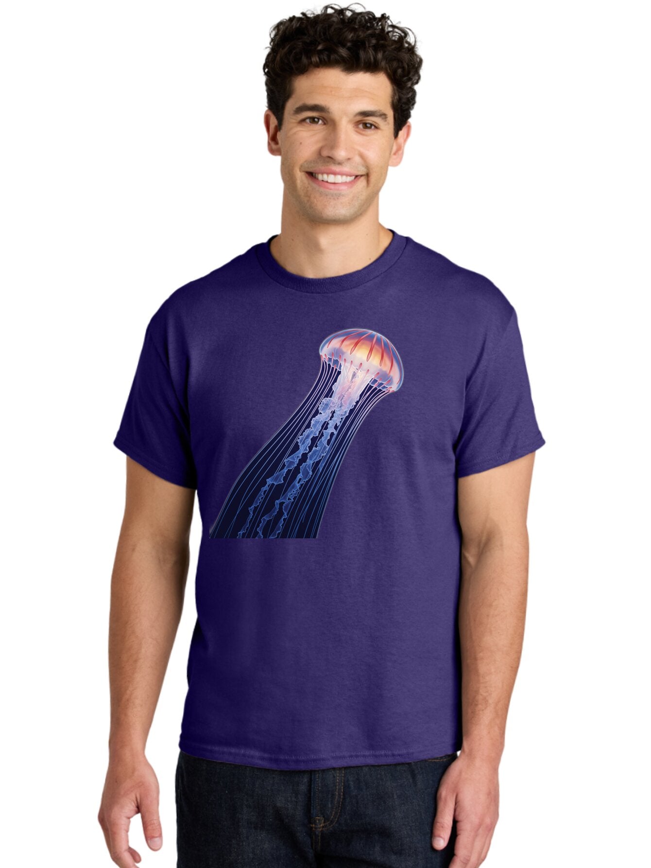 Jellyfish-2 Men'S Graphic Tee, 100% Cotton, Comfortable Casual Summer Wear, Machine Washable, Vintage Camera, Old Camera, Antique Camera, Black Camera, Classic Photography, Photography Equipment, Nostalgic Device, Film Camera, Camera Art Bar010 24