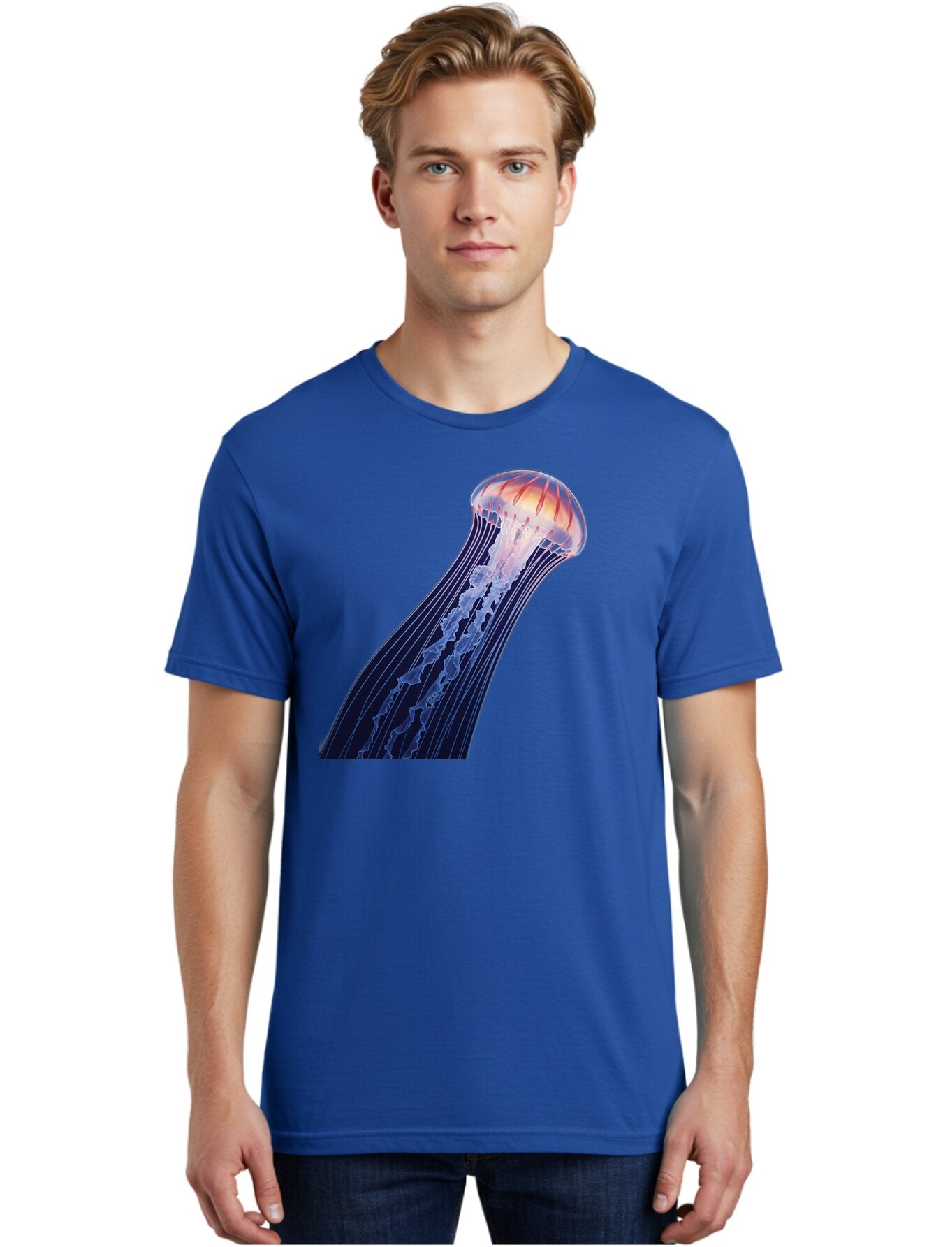 Jellyfish-2 Men'S Graphic Tee, 100% Cotton, Comfortable Casual Summer Wear, Machine Washable, Vintage Camera, Old Camera, Antique Camera, Black Camera, Classic Photography, Photography Equipment, Nostalgic Device, Film Camera, Camera Art Bar010 27