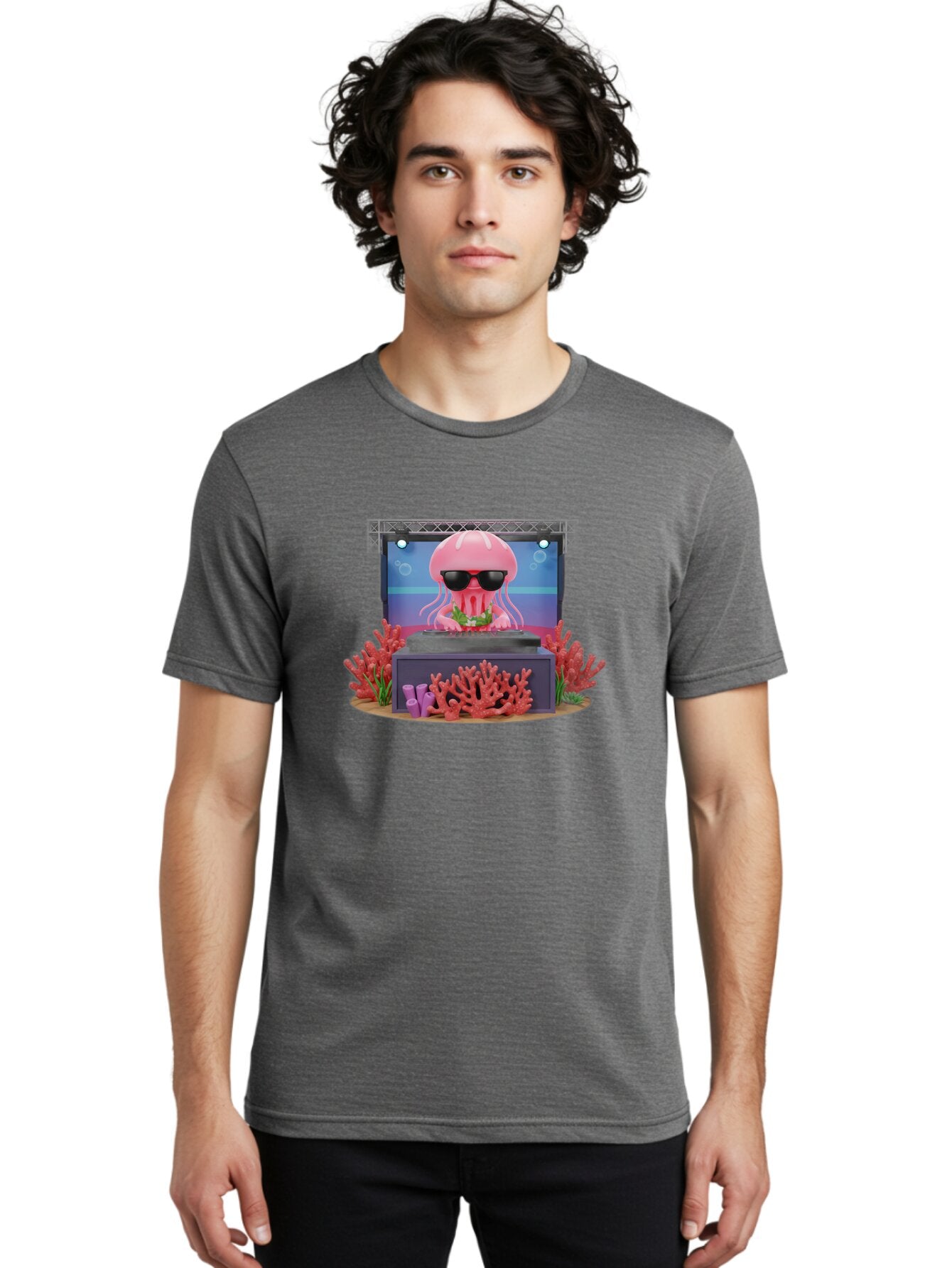 Jellyfish-Dj-1 Men'S Graphic Tee, 100% Cotton, Comfortable Casual Summer Wear, Machine Washable, Vintage Camera, Old Camera, Antique Camera, Black Camera, Classic Photography, Photography Equipment, Nostalgic Device, Film Camera, Camera Art Bar011 23
