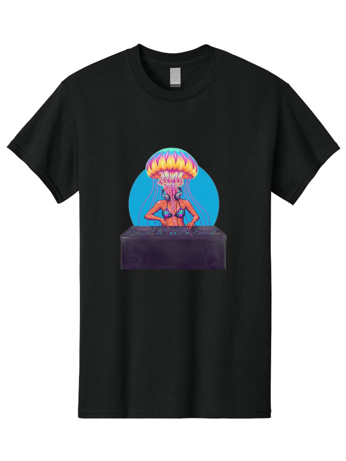 Jellyfish-Dj-3 Men'S Graphic Tee, 100% Cotton, Comfortable Casual Summer Wear, Machine Washable, Vintage Camera, Old Camera, Antique Camera, Black Camera, Classic Photography, Photography Equipment, Nostalgic Device, Film Camera, Camera Art Bar013 10
