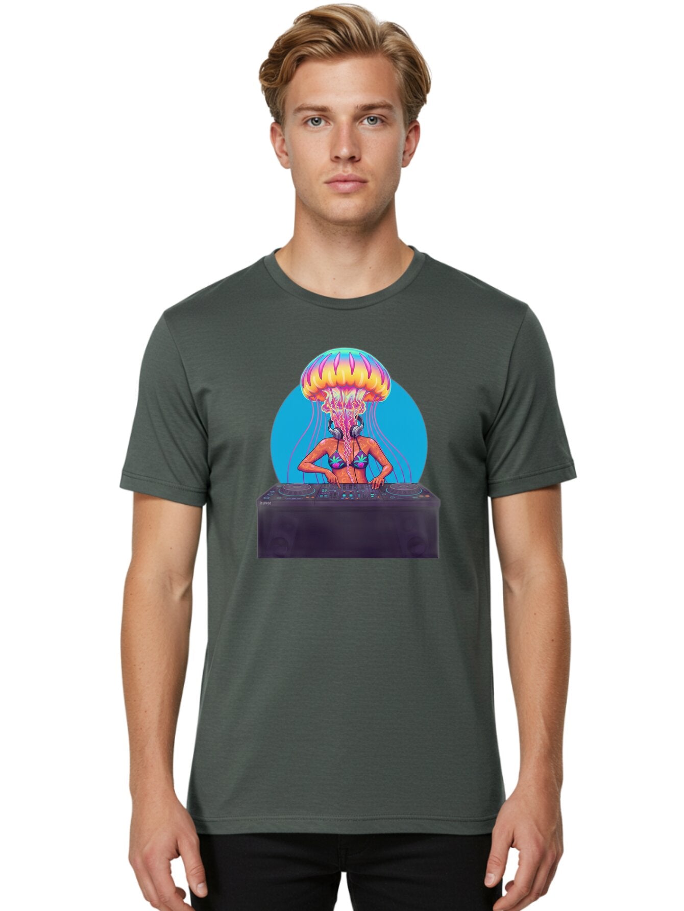Jellyfish-Dj-3 Men'S Graphic Tee, 100% Cotton, Comfortable Casual Summer Wear, Machine Washable, Vintage Camera, Old Camera, Antique Camera, Black Camera, Classic Photography, Photography Equipment, Nostalgic Device, Film Camera, Camera Art Bar013 20