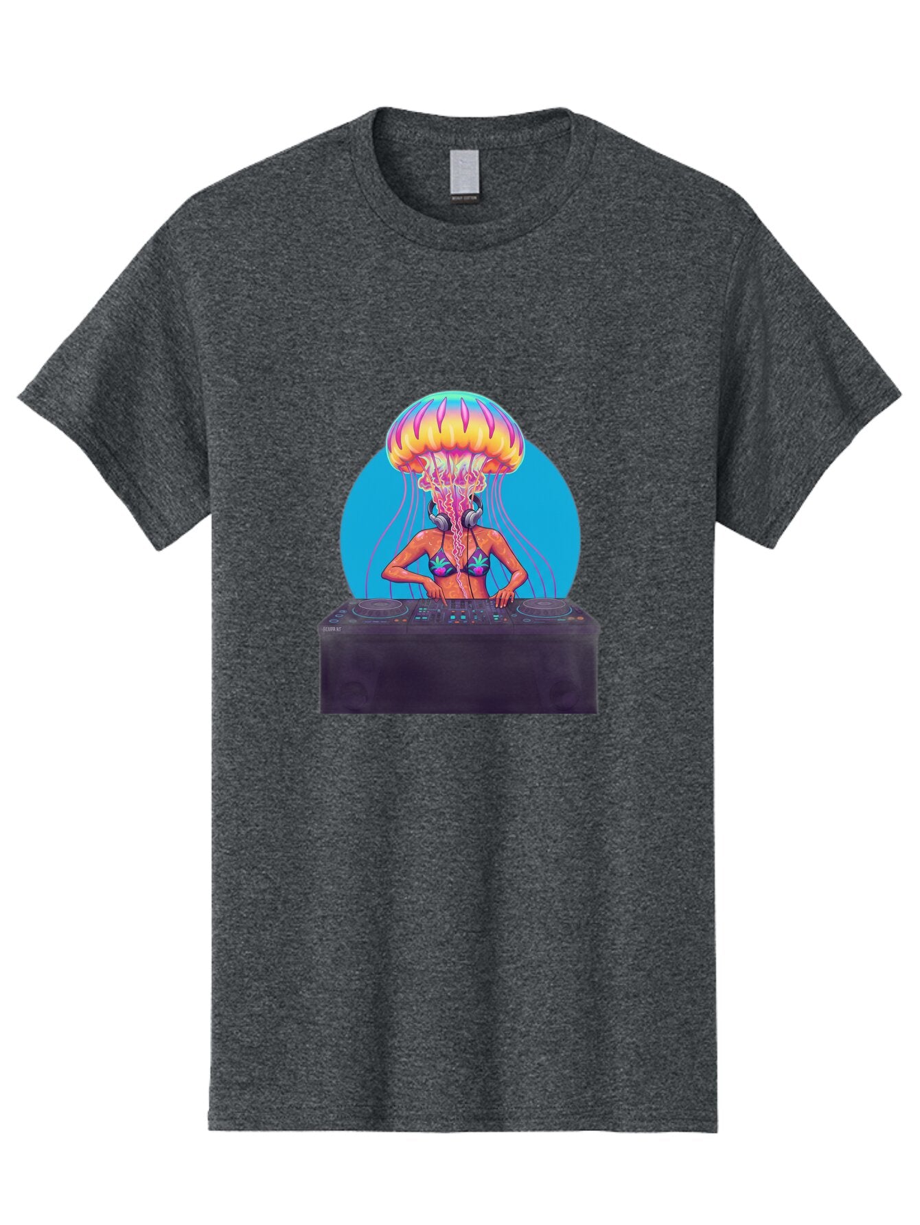 Jellyfish-Dj-3 Men'S Graphic Tee, 100% Cotton, Comfortable Casual Summer Wear, Machine Washable, Vintage Camera, Old Camera, Antique Camera, Black Camera, Classic Photography, Photography Equipment, Nostalgic Device, Film Camera, Camera Art Bar013 6