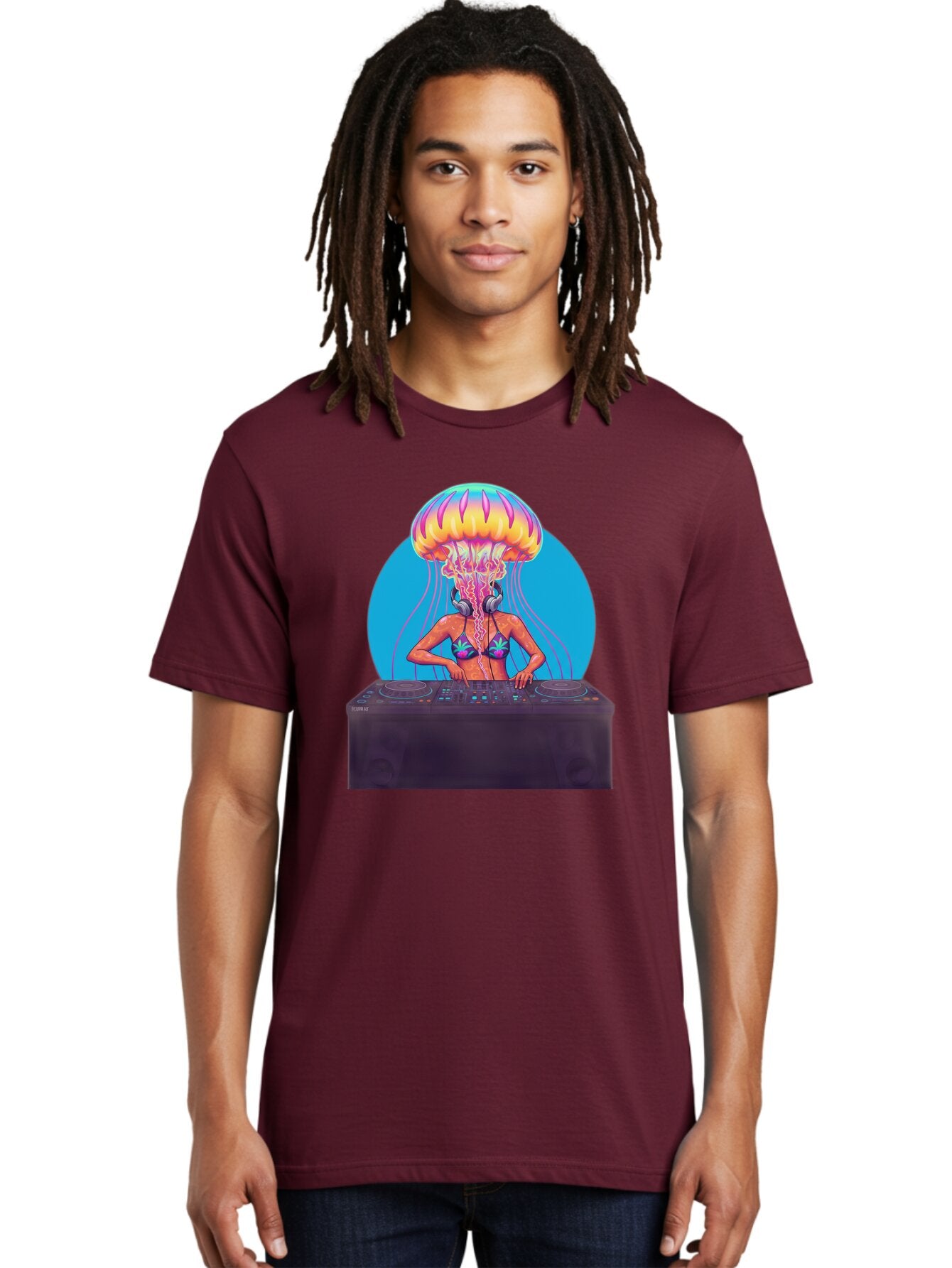 Jellyfish-Dj-3 Men'S Graphic Tee, 100% Cotton, Comfortable Casual Summer Wear, Machine Washable, Vintage Camera, Old Camera, Antique Camera, Black Camera, Classic Photography, Photography Equipment, Nostalgic Device, Film Camera, Camera Art Bar013 26