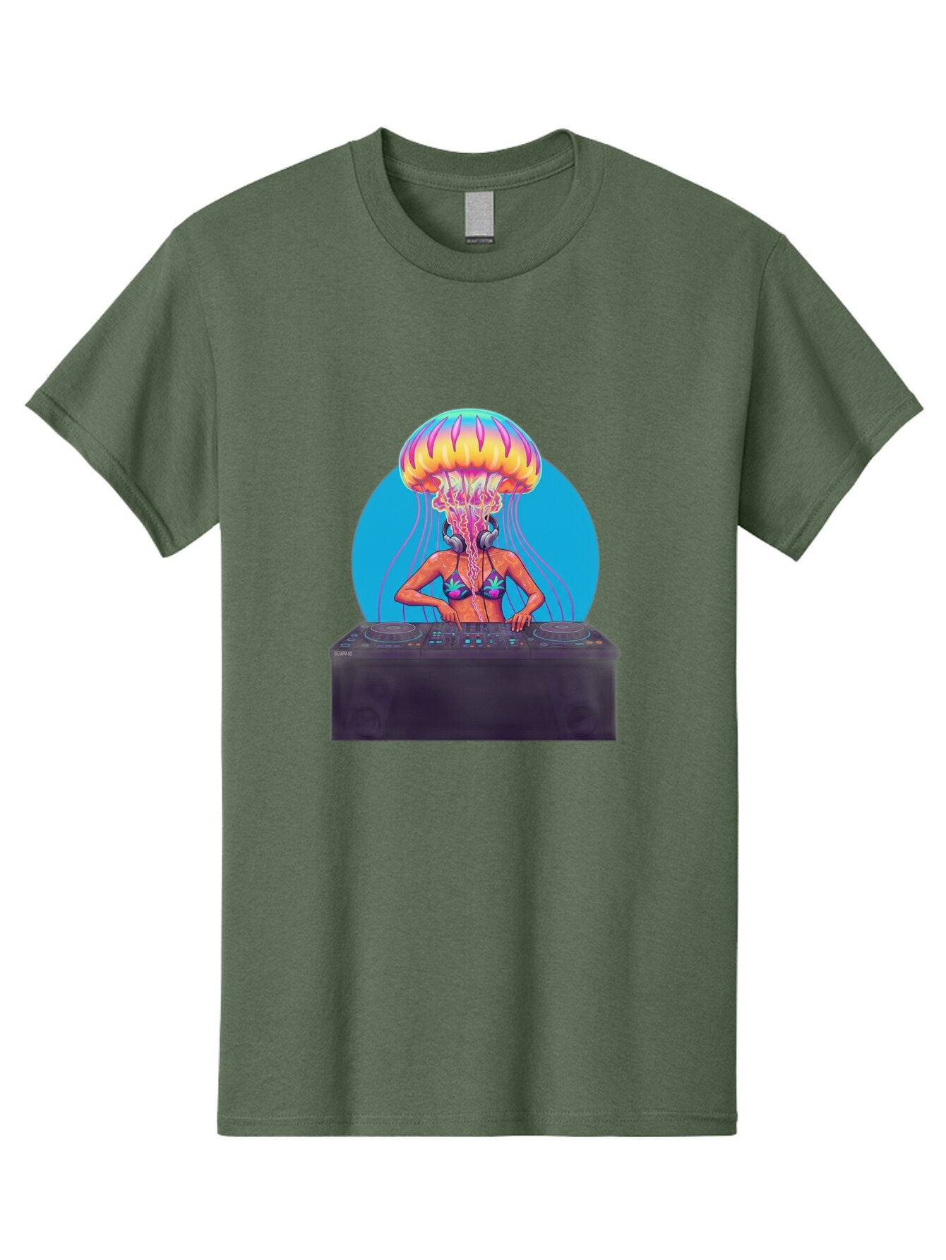 Jellyfish-Dj-3 Men'S Graphic Tee, 100% Cotton, Comfortable Casual Summer Wear, Machine Washable, Vintage Camera, Old Camera, Antique Camera, Black Camera, Classic Photography, Photography Equipment, Nostalgic Device, Film Camera, Camera Art Bar013 5