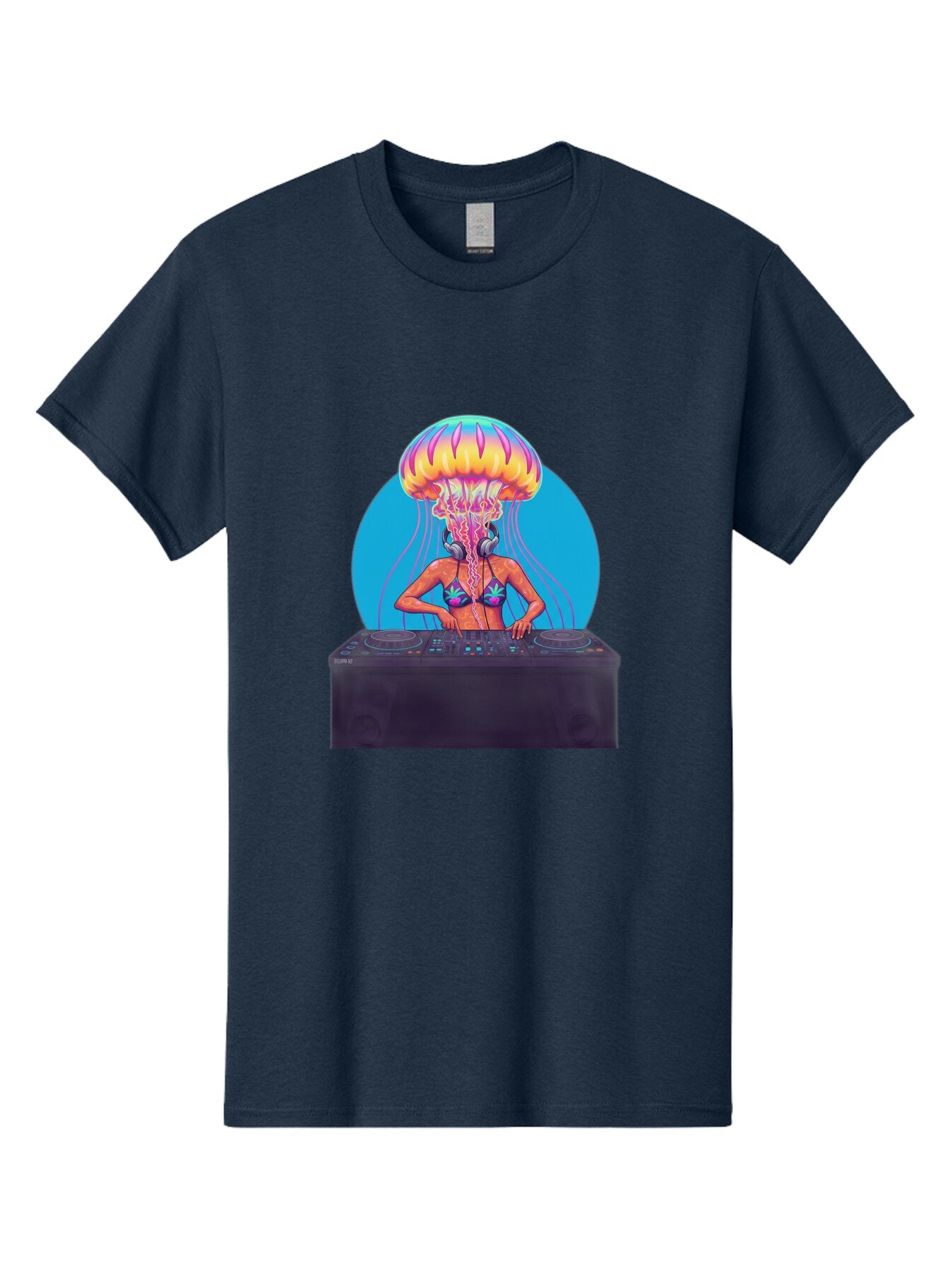 Jellyfish-Dj-3 Men'S Graphic Tee, 100% Cotton, Comfortable Casual Summer Wear, Machine Washable, Vintage Camera, Old Camera, Antique Camera, Black Camera, Classic Photography, Photography Equipment, Nostalgic Device, Film Camera, Camera Art Bar013 7