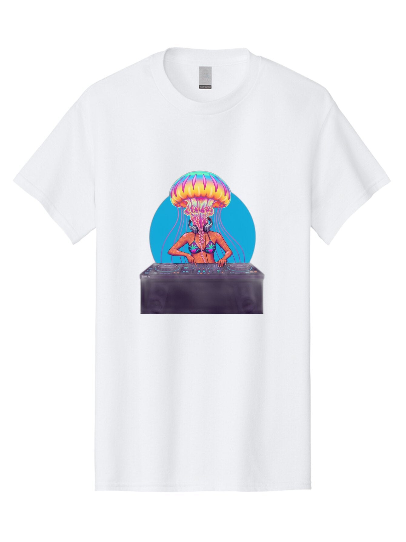 Jellyfish-Dj-3 Men'S Graphic Tee, 100% Cotton, Comfortable Casual Summer Wear, Machine Washable, Vintage Camera, Old Camera, Antique Camera, Black Camera, Classic Photography, Photography Equipment, Nostalgic Device, Film Camera, Camera Art Bar013 4