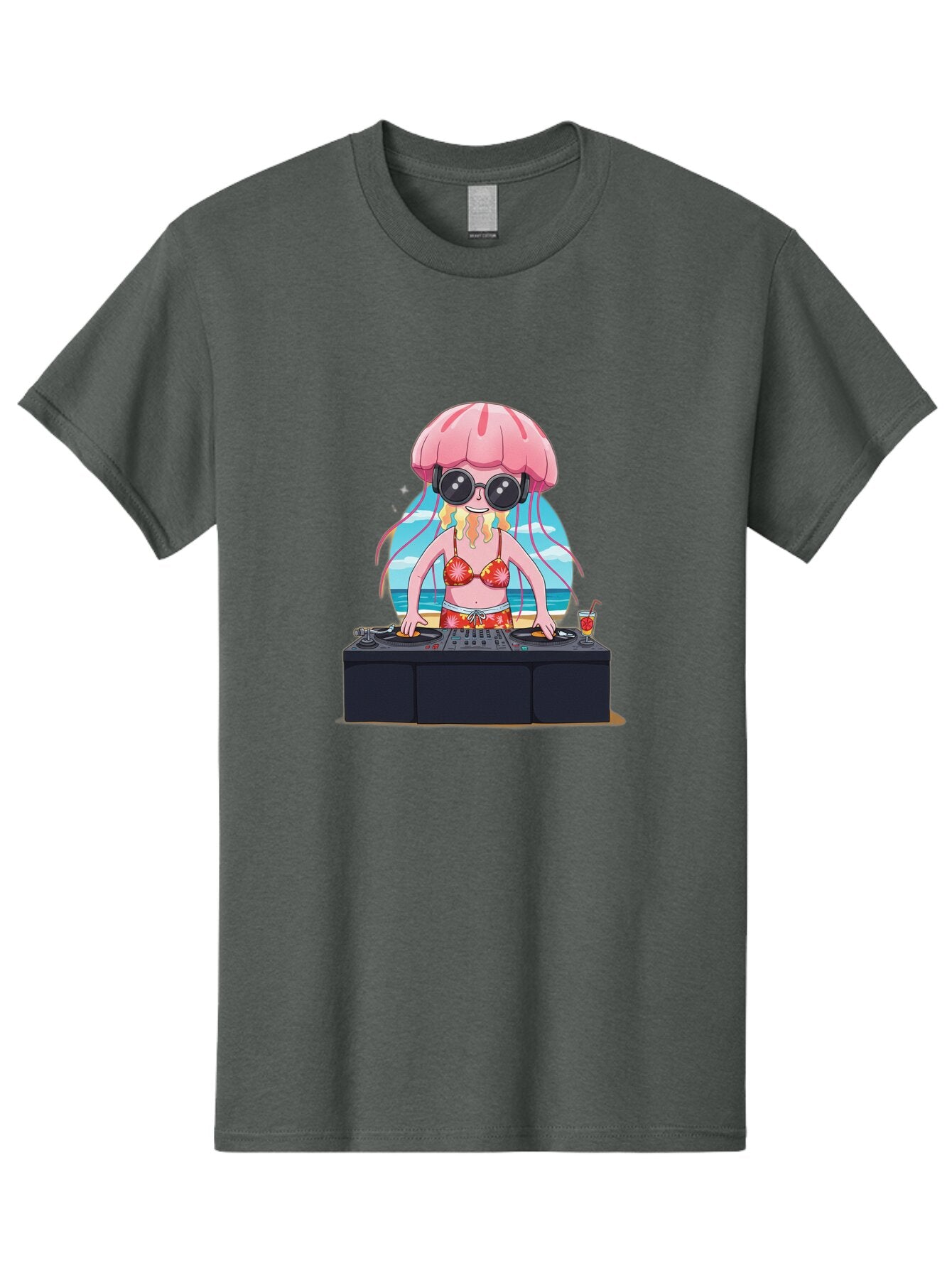 Jellyfish-Dj-4 Men'S Graphic Tee, 100% Cotton, Comfortable Casual Summer Wear, Machine Washable, Vintage Camera, Old Camera, Antique Camera, Black Camera, Classic Photography, Photography Equipment, Nostalgic Device, Film Camera, Camera Art Bar014 10