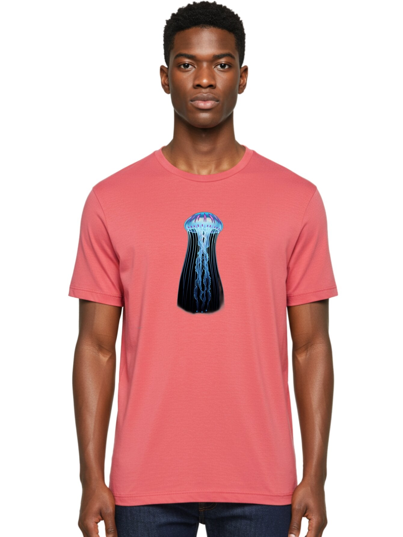 Jellyfish Men'S Graphic Tee, 100% Cotton, Comfortable Casual Summer Wear, Machine Washable, Vintage Camera, Old Camera, Antique Camera, Black Camera, Classic Photography, Photography Equipment, Nostalgic Device, Film Camera, Camera Art Bar018 18