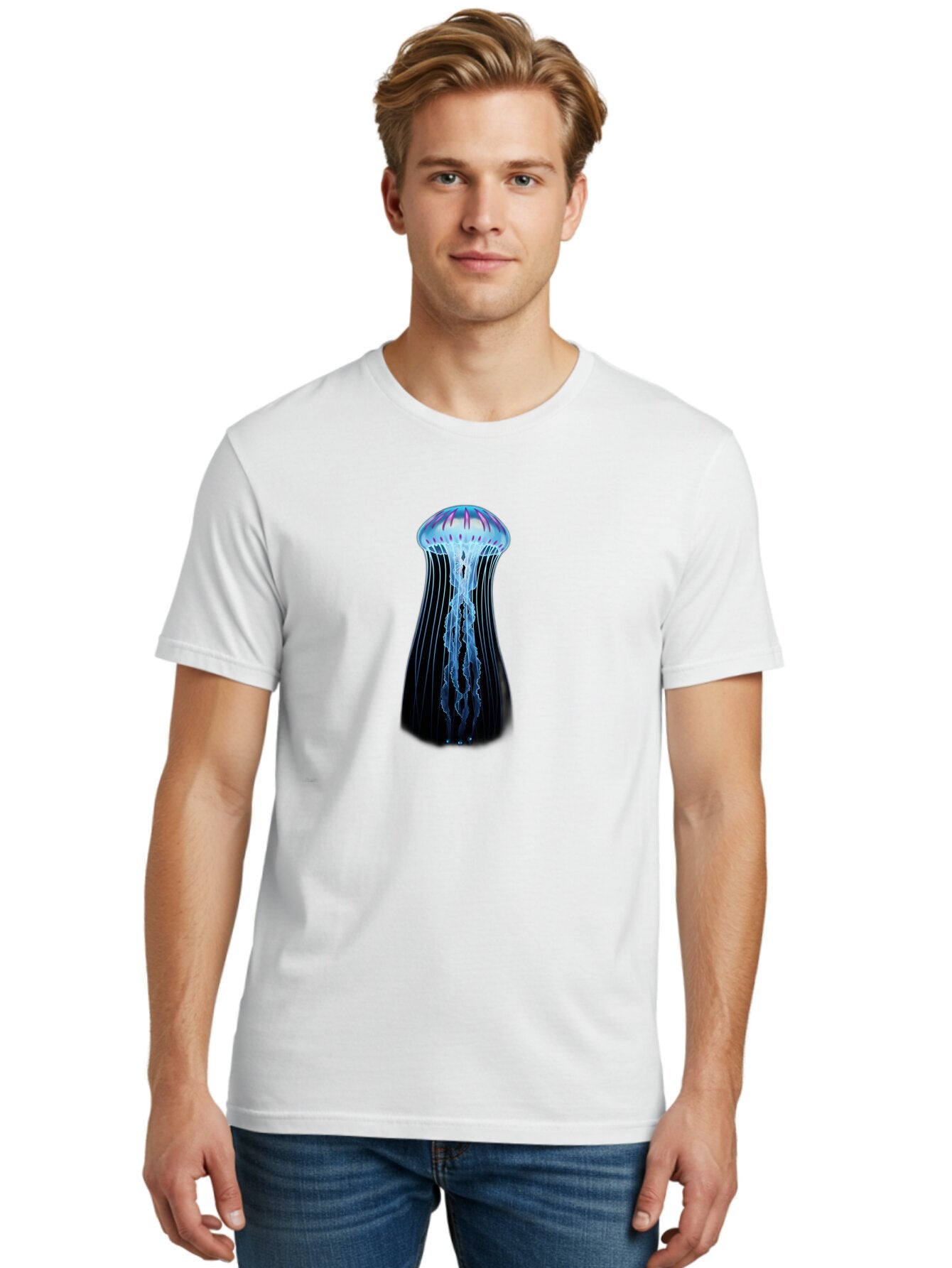 Jellyfish Men'S Graphic Tee, 100% Cotton, Comfortable Casual Summer Wear, Machine Washable, Vintage Camera, Old Camera, Antique Camera, Black Camera, Classic Photography, Photography Equipment, Nostalgic Device, Film Camera, Camera Art Bar018 27