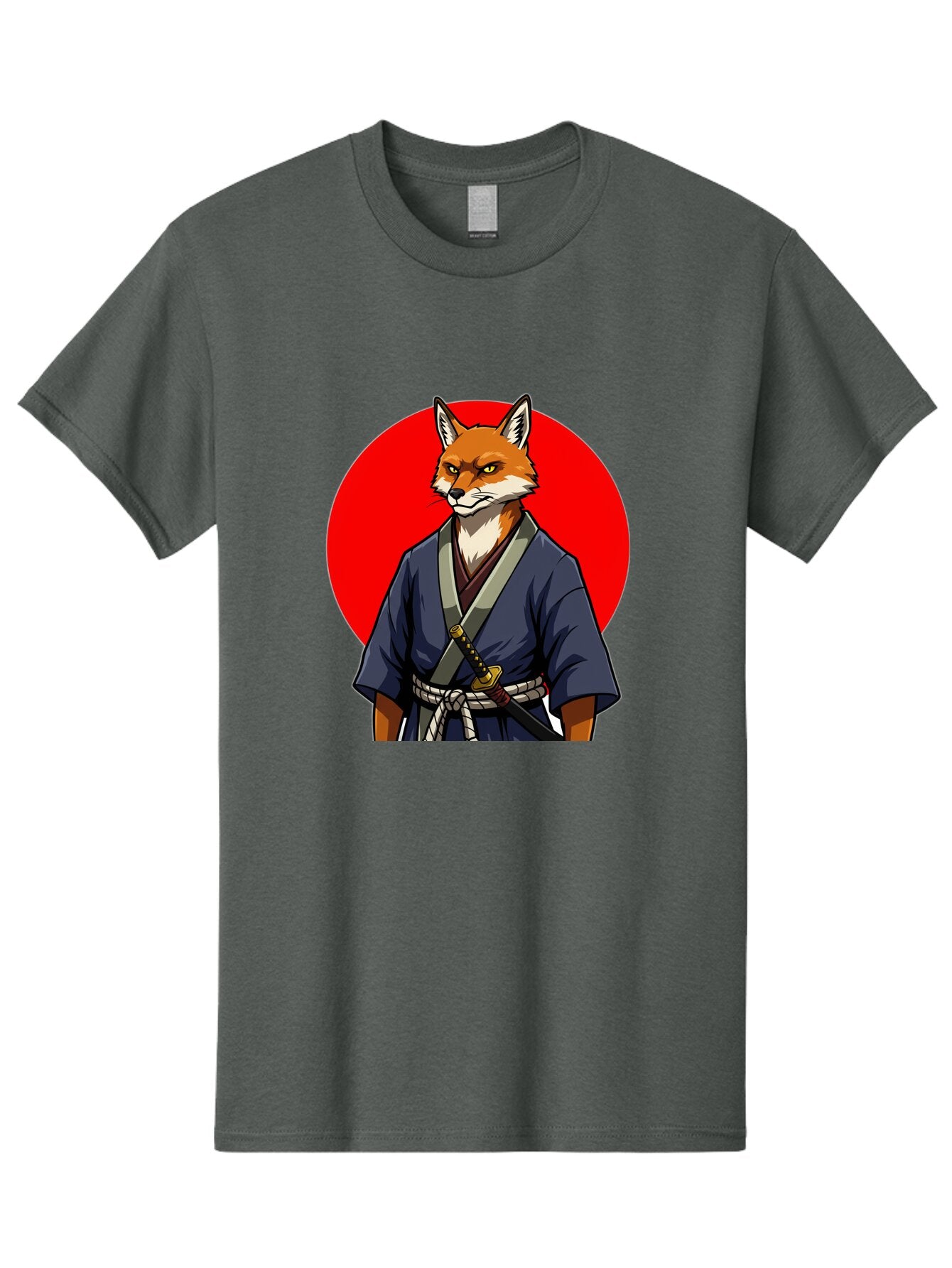 Kitsune-Samurai-1 Men'S Graphic Tee, 100% Cotton, Comfortable Casual Summer Wear, Machine Washable, Vintage Camera, Old Camera, Antique Camera, Black Camera, Classic Photography, Photography Equipment, Nostalgic Device, Film Camera, Camera Art Bar022 7