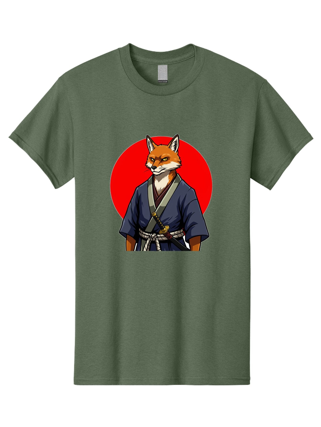 Kitsune-Samurai-1 Men'S Graphic Tee, 100% Cotton, Comfortable Casual Summer Wear, Machine Washable, Vintage Camera, Old Camera, Antique Camera, Black Camera, Classic Photography, Photography Equipment, Nostalgic Device, Film Camera, Camera Art Bar022 9
