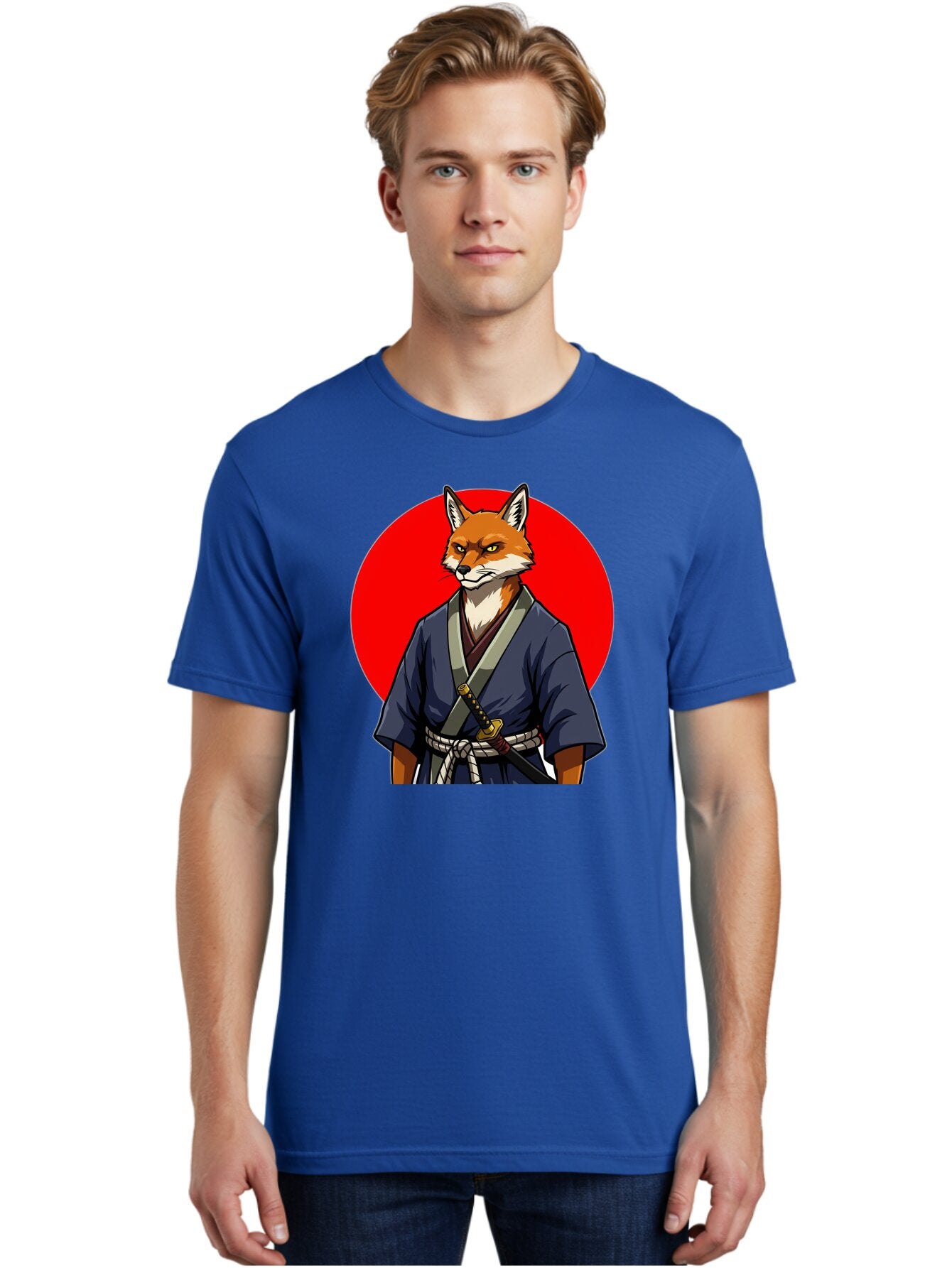 Kitsune-Samurai-1 Men'S Graphic Tee, 100% Cotton, Comfortable Casual Summer Wear, Machine Washable, Vintage Camera, Old Camera, Antique Camera, Black Camera, Classic Photography, Photography Equipment, Nostalgic Device, Film Camera, Camera Art Bar022 20