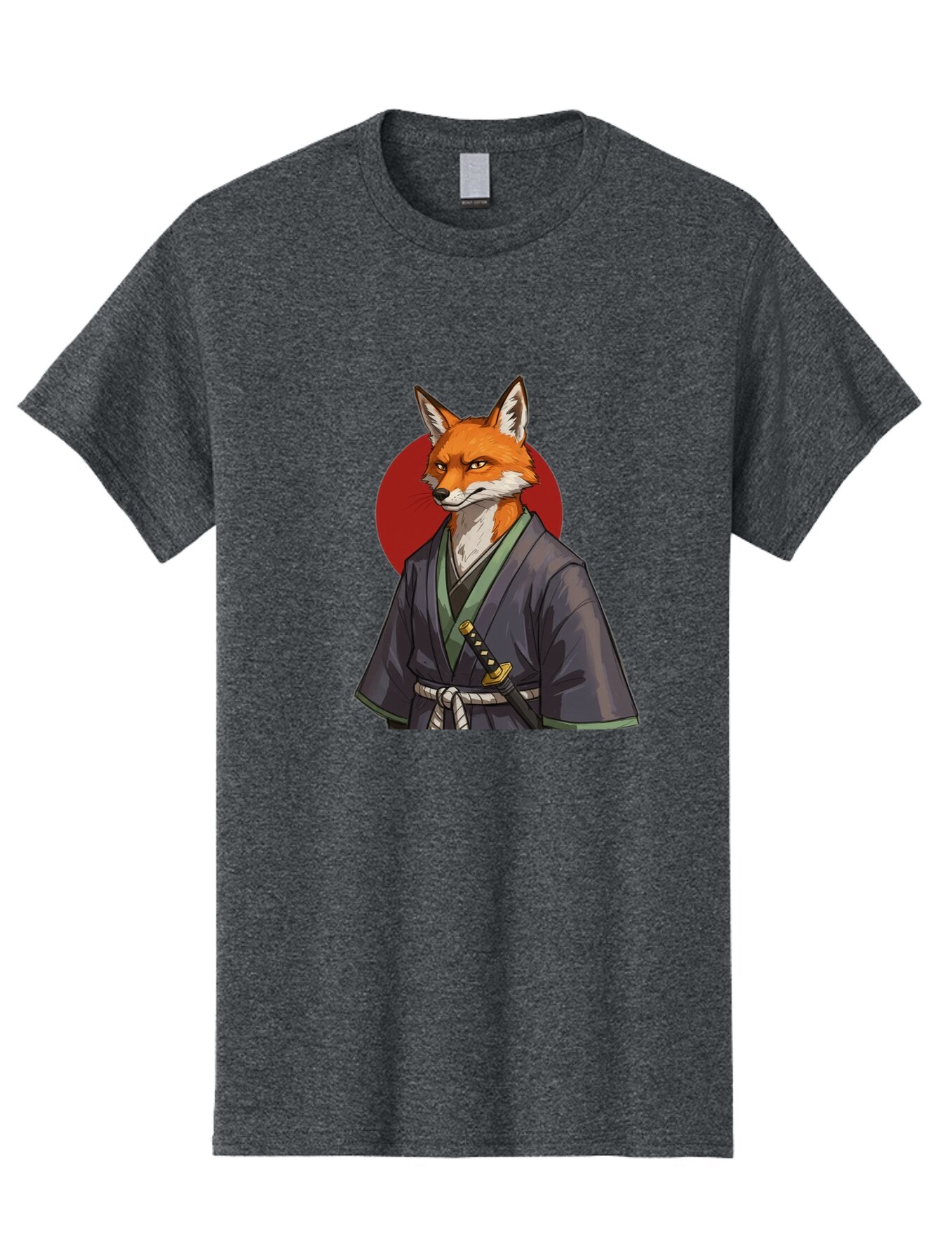 Kitsune-Samurai-2 Men'S Graphic Tee, 100% Cotton, Comfortable Casual Summer Wear, Machine Washable, Vintage Camera, Old Camera, Antique Camera, Black Camera, Classic Photography, Photography Equipment, Nostalgic Device, Film Camera, Camera Art Bar023 14