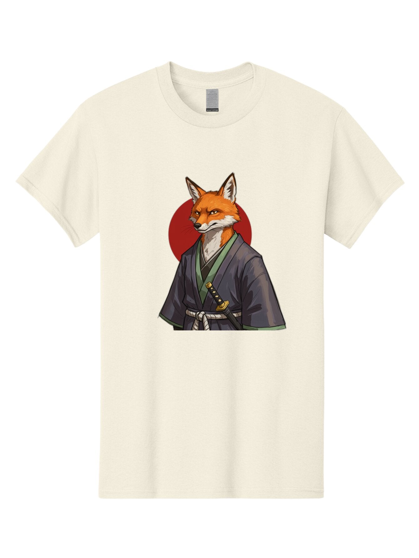Kitsune-Samurai-2 Men'S Graphic Tee, 100% Cotton, Comfortable Casual Summer Wear, Machine Washable, Vintage Camera, Old Camera, Antique Camera, Black Camera, Classic Photography, Photography Equipment, Nostalgic Device, Film Camera, Camera Art Bar023 5