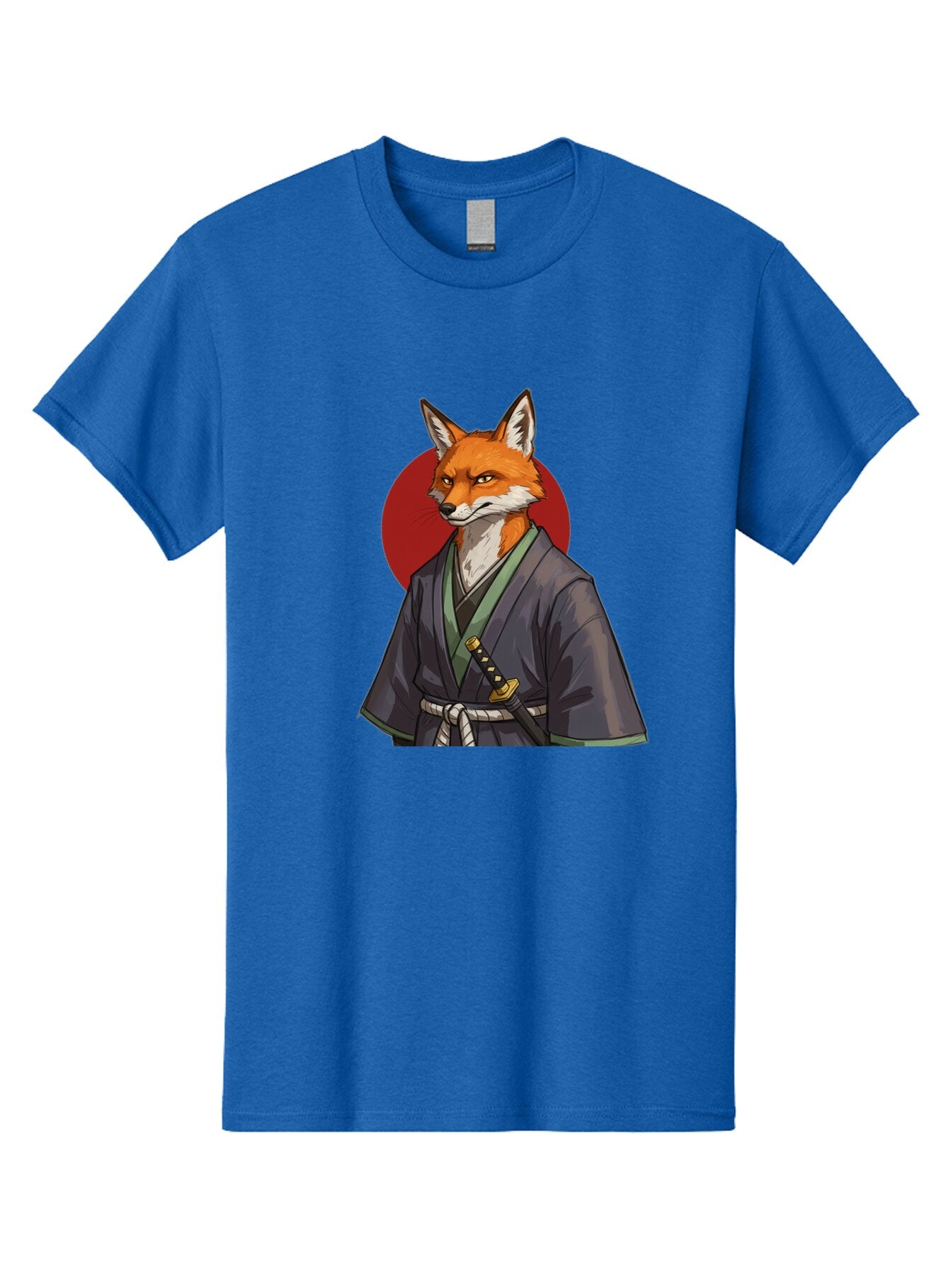 Kitsune-Samurai-2 Men'S Graphic Tee, 100% Cotton, Comfortable Casual Summer Wear, Machine Washable, Vintage Camera, Old Camera, Antique Camera, Black Camera, Classic Photography, Photography Equipment, Nostalgic Device, Film Camera, Camera Art Bar023 6