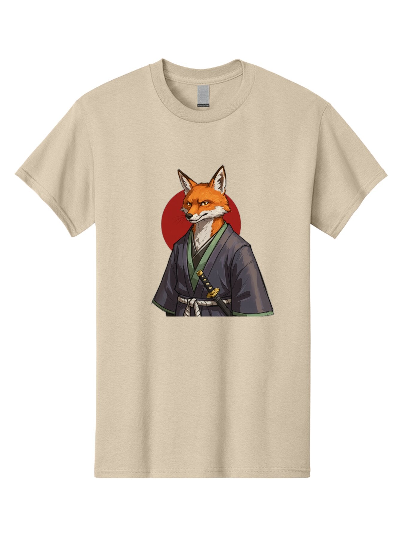 Kitsune-Samurai-2 Men'S Graphic Tee, 100% Cotton, Comfortable Casual Summer Wear, Machine Washable, Vintage Camera, Old Camera, Antique Camera, Black Camera, Classic Photography, Photography Equipment, Nostalgic Device, Film Camera, Camera Art Bar023 9