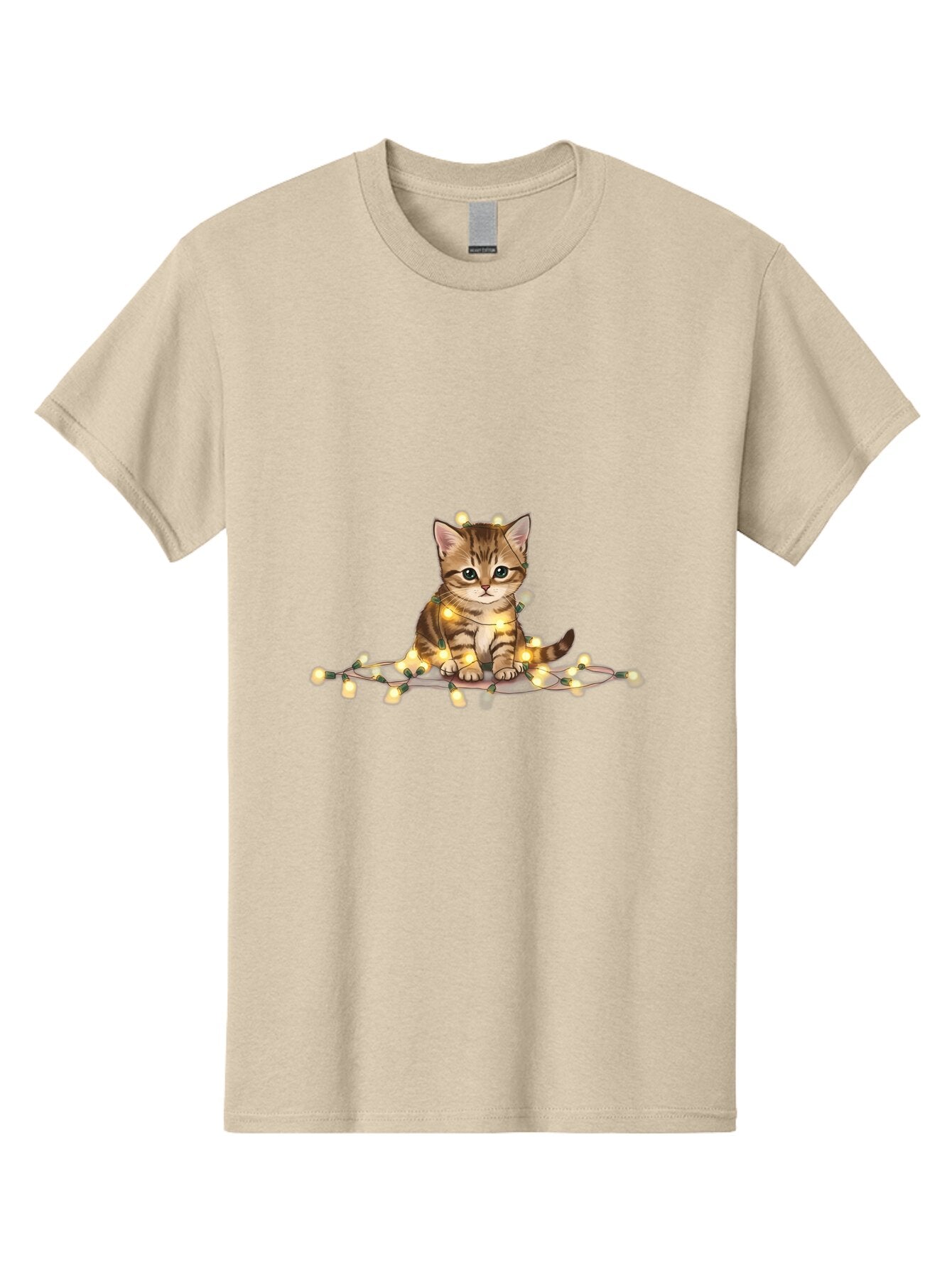 Kitten-With-Fairy-Lights Men'S Graphic Tee, 100% Cotton, Comfortable Casual Summer Wear, Machine Washable, Vintage Camera, Old Camera, Antique Camera, Black Camera, Classic Photography, Photography Equipment, Nostalgic Device, Film Camera, Bar029 14