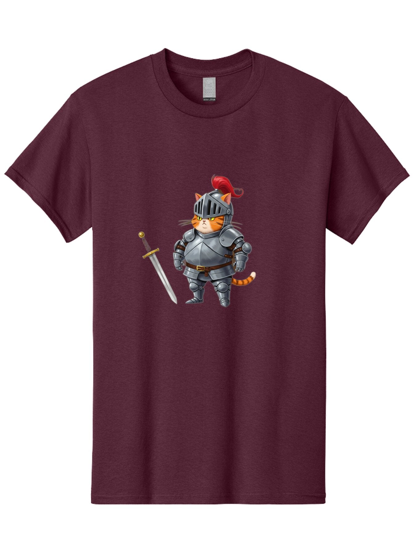 Knight-Cat-1 Men'S Graphic Tee, 100% Cotton, Comfortable Casual Summer Wear, Machine Washable, Vintage Camera, Old Camera, Antique Camera, Black Camera, Classic Photography, Photography Equipment, Nostalgic Device, Film Camera, Camera Art Bar033 13