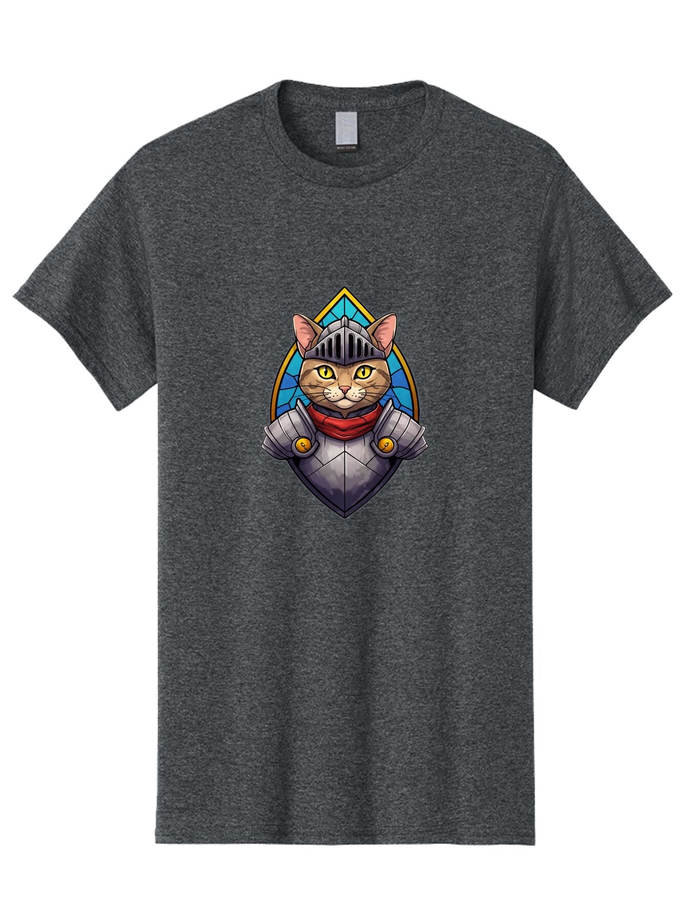 Knight-Cat-2 Men'S Graphic Tee, 100% Cotton, Comfortable Casual Summer Wear, Machine Washable, Vintage Camera, Old Camera, Antique Camera, Black Camera, Classic Photography, Photography Equipment, Nostalgic Device, Film Camera, Camera Art Bar034 11