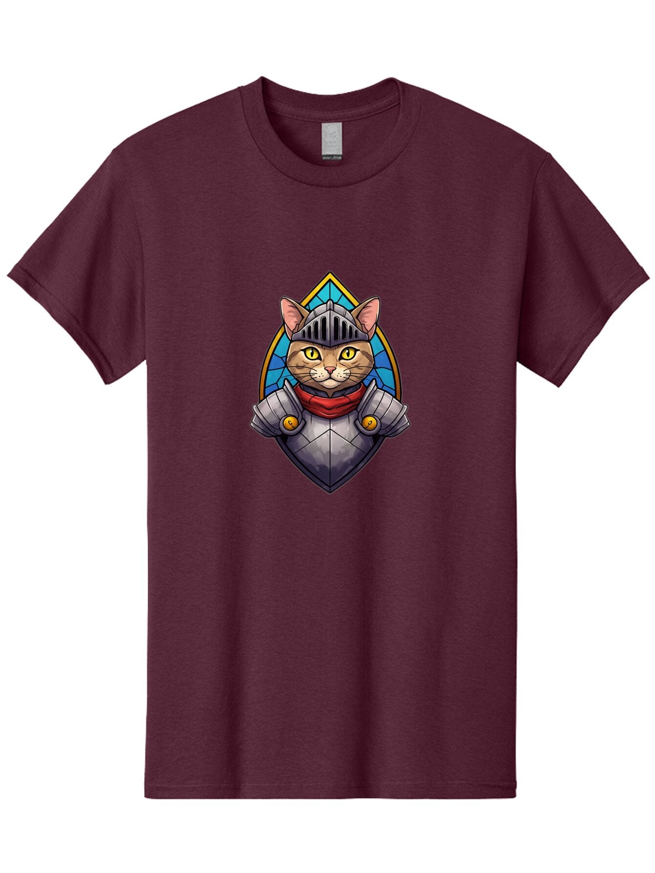 Knight-Cat-2 Men'S Graphic Tee, 100% Cotton, Comfortable Casual Summer Wear, Machine Washable, Vintage Camera, Old Camera, Antique Camera, Black Camera, Classic Photography, Photography Equipment, Nostalgic Device, Film Camera, Camera Art Bar034 14