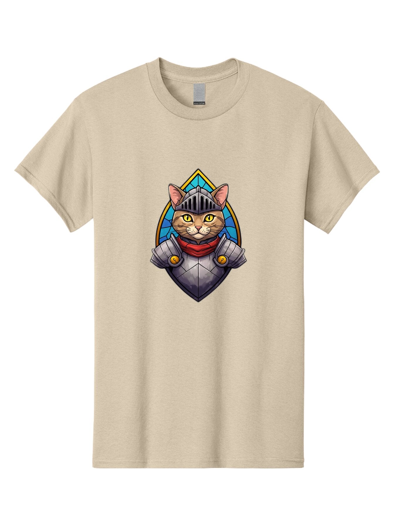 Knight-Cat-2 Men'S Graphic Tee, 100% Cotton, Comfortable Casual Summer Wear, Machine Washable, Vintage Camera, Old Camera, Antique Camera, Black Camera, Classic Photography, Photography Equipment, Nostalgic Device, Film Camera, Camera Art Bar034 4