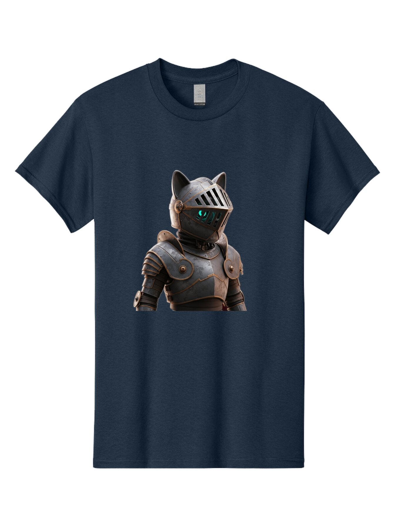 Knight-Cat-3 Men'S Graphic Tee, 100% Cotton, Comfortable Casual Summer Wear, Machine Washable, Vintage Camera, Old Camera, Antique Camera, Black Camera, Classic Photography, Photography Equipment, Nostalgic Device, Film Camera, Camera Art Bar035 5