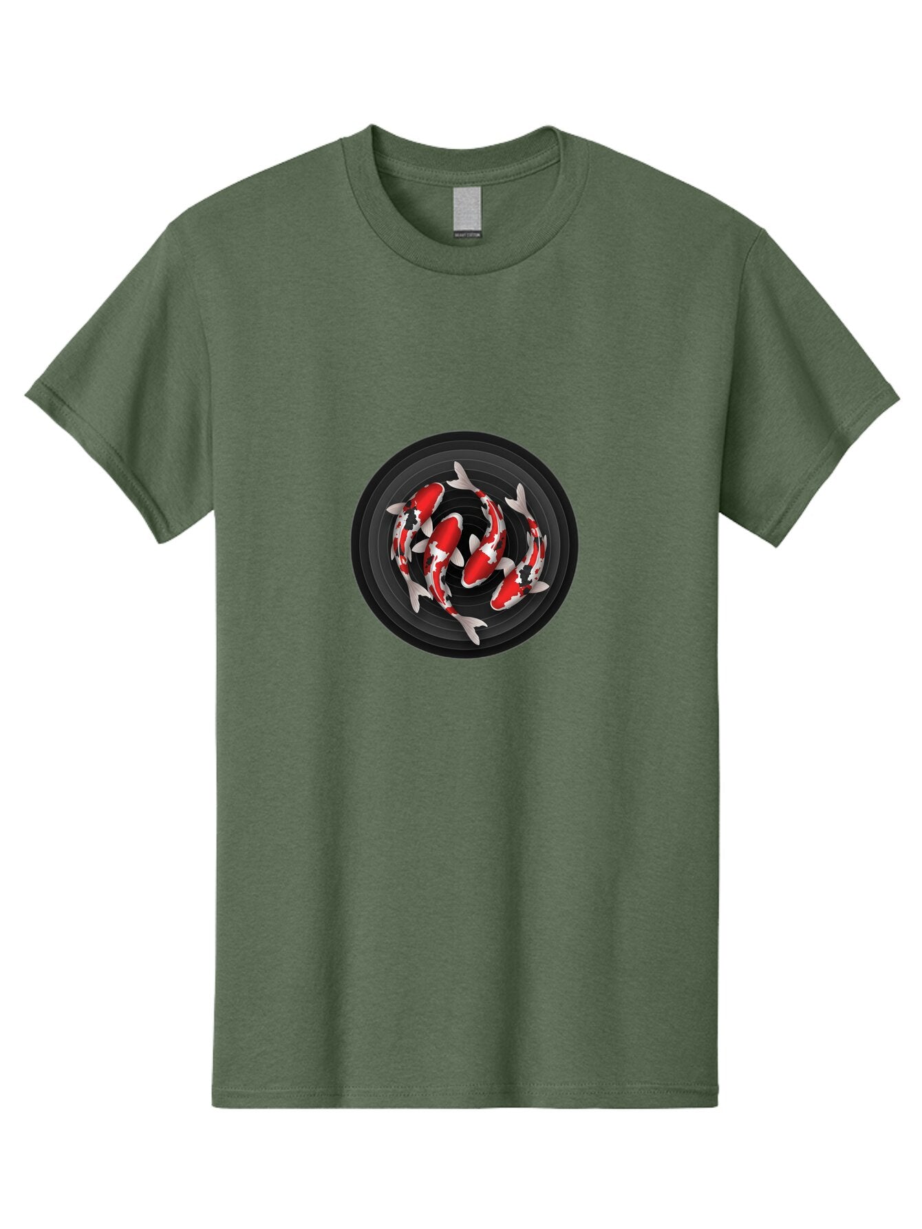 Koi-Fish-1 Men'S Graphic Tee, 100% Cotton, Comfortable Casual Summer Wear, Machine Washable, Vintage Camera, Old Camera, Antique Camera, Black Camera, Classic Photography, Photography Equipment, Nostalgic Device, Film Camera, Camera Art Bar040 15