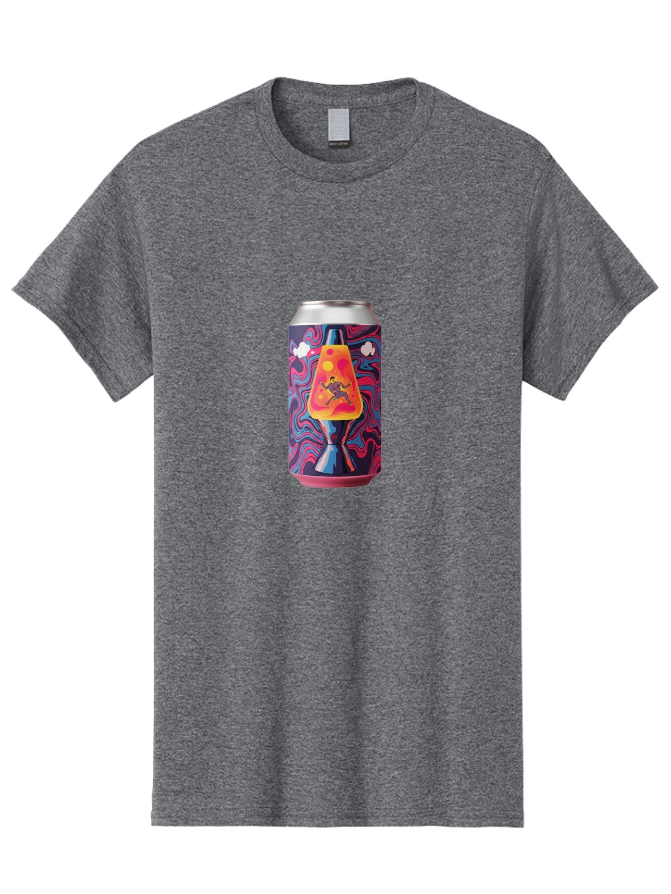 Lava-Lamp-Beer-Can Men'S Graphic Tee, 100% Cotton, Comfortable Casual Summer Wear, Machine Washable, Vintage Camera, Old Camera, Antique Camera, Black Camera, Classic Photography, Photography Equipment, Nostalgic Device, Film Camera, Bar059 4