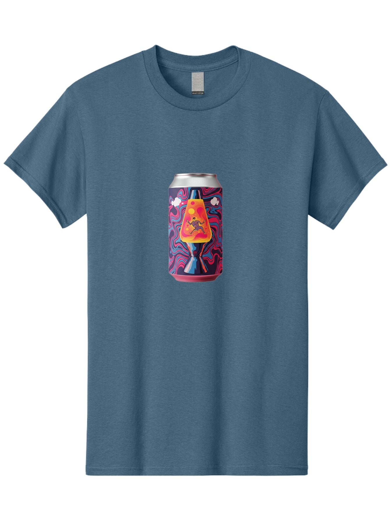 Lava-Lamp-Beer-Can Men'S Graphic Tee, 100% Cotton, Comfortable Casual Summer Wear, Machine Washable, Vintage Camera, Old Camera, Antique Camera, Black Camera, Classic Photography, Photography Equipment, Nostalgic Device, Film Camera, Bar059 5