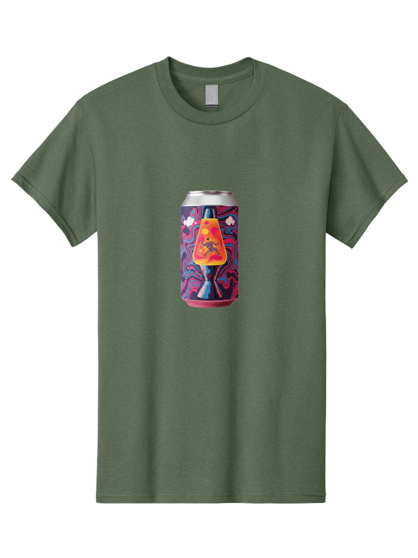 Lava-Lamp-Beer-Can Men'S Graphic Tee, 100% Cotton, Comfortable Casual Summer Wear, Machine Washable, Vintage Camera, Old Camera, Antique Camera, Black Camera, Classic Photography, Photography Equipment, Nostalgic Device, Film Camera, Bar059 14