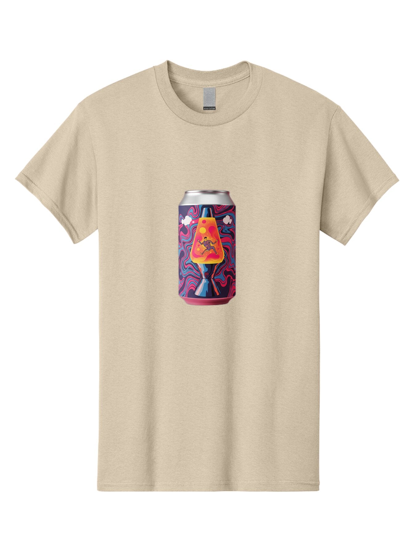 Lava-Lamp-Beer-Can Men'S Graphic Tee, 100% Cotton, Comfortable Casual Summer Wear, Machine Washable, Vintage Camera, Old Camera, Antique Camera, Black Camera, Classic Photography, Photography Equipment, Nostalgic Device, Film Camera, Bar059 2