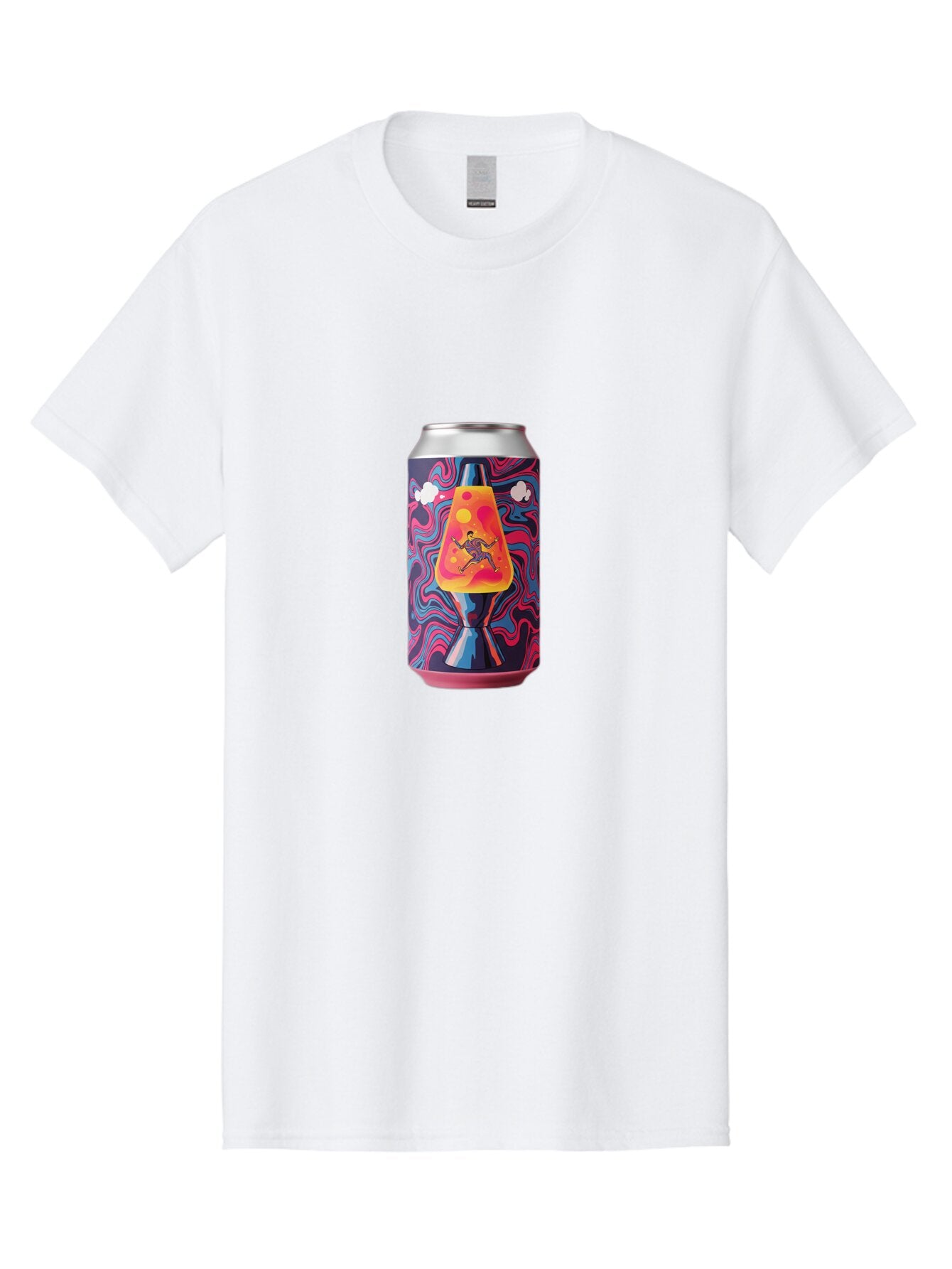 Lava-Lamp-Beer-Can Men'S Graphic Tee, 100% Cotton, Comfortable Casual Summer Wear, Machine Washable, Vintage Camera, Old Camera, Antique Camera, Black Camera, Classic Photography, Photography Equipment, Nostalgic Device, Film Camera, Bar059 1