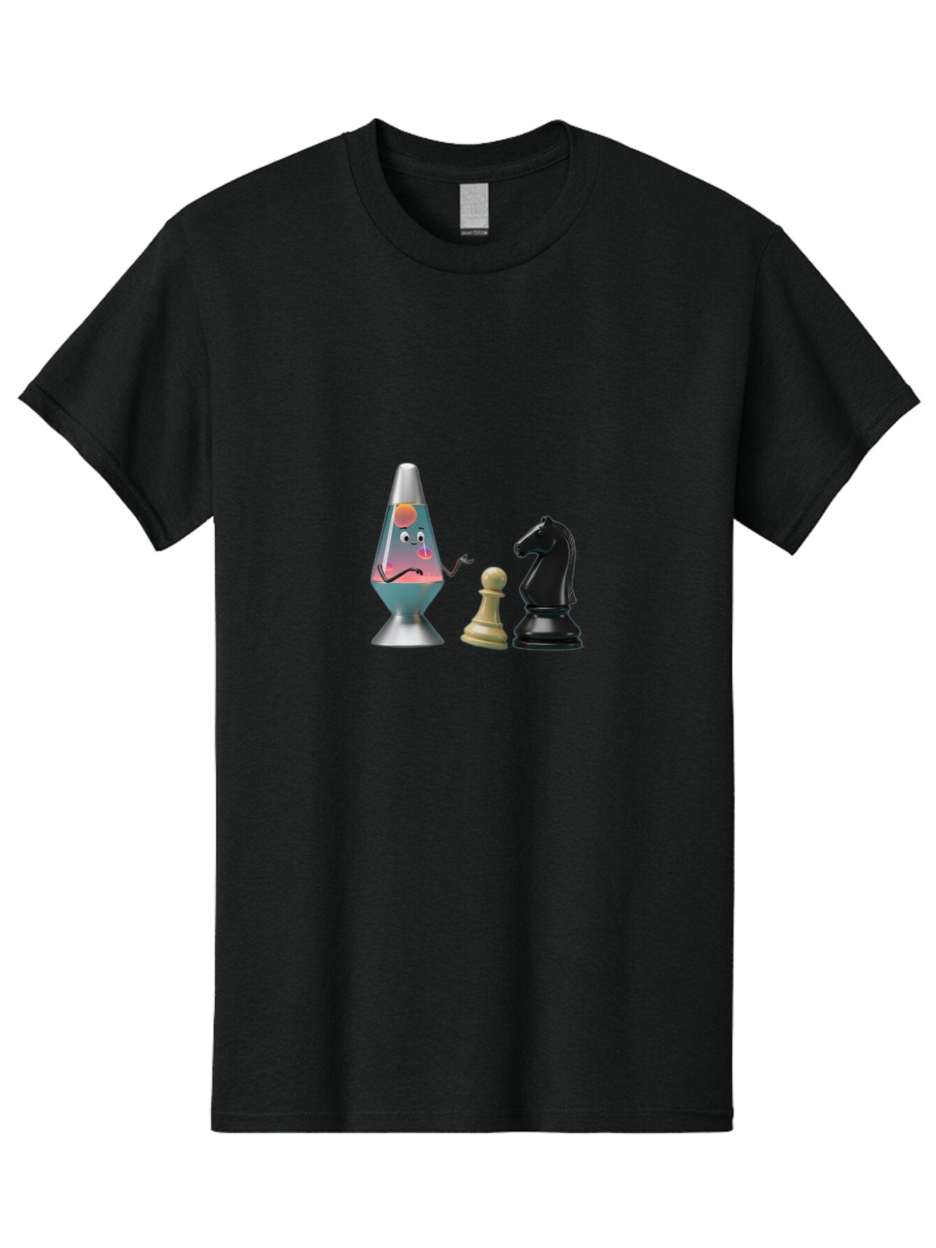 Lava-Lamp-Character-And-Chess-Pieces Men'S Graphic Tee, 100% Cotton, Comfortable Casual Summer Wear, Machine Washable, Vintage Camera, Old Camera, Antique Camera, Black Camera, Classic Photography, Photography Equipment, Nostalgic Device, Bar061 15
