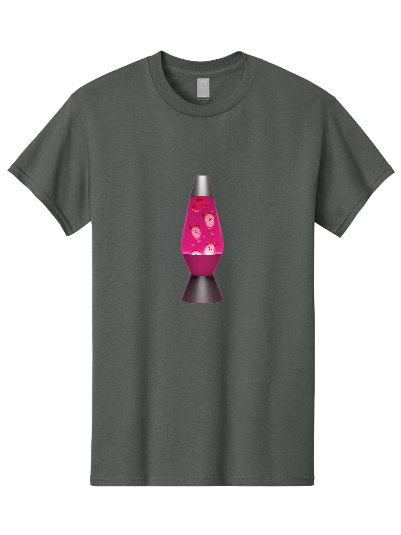 Lava-Lamp-Clock Men'S Graphic Tee, 100% Cotton, Comfortable Casual Summer Wear, Machine Washable, Vintage Camera, Old Camera, Antique Camera, Black Camera, Classic Photography, Photography Equipment, Nostalgic Device, Film Camera, Camera Art Bar063 2