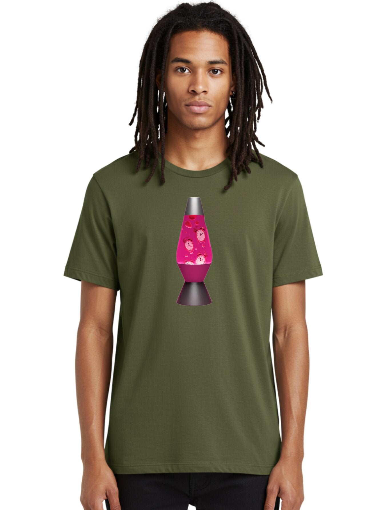 Lava-Lamp-Clock Men'S Graphic Tee, 100% Cotton, Comfortable Casual Summer Wear, Machine Washable, Vintage Camera, Old Camera, Antique Camera, Black Camera, Classic Photography, Photography Equipment, Nostalgic Device, Film Camera, Camera Art Bar063 19