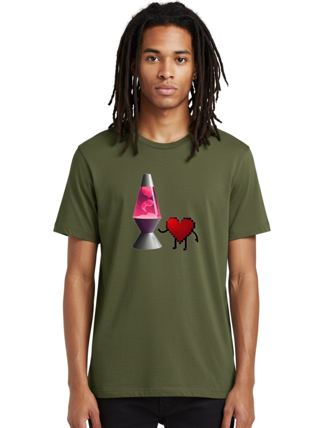 Lava-Lamp-Heart Men'S Graphic Tee, 100% Cotton, Comfortable Casual Summer Wear, Machine Washable, Vintage Camera, Old Camera, Antique Camera, Black Camera, Classic Photography, Photography Equipment, Nostalgic Device, Film Camera, Camera Art Bar064 26