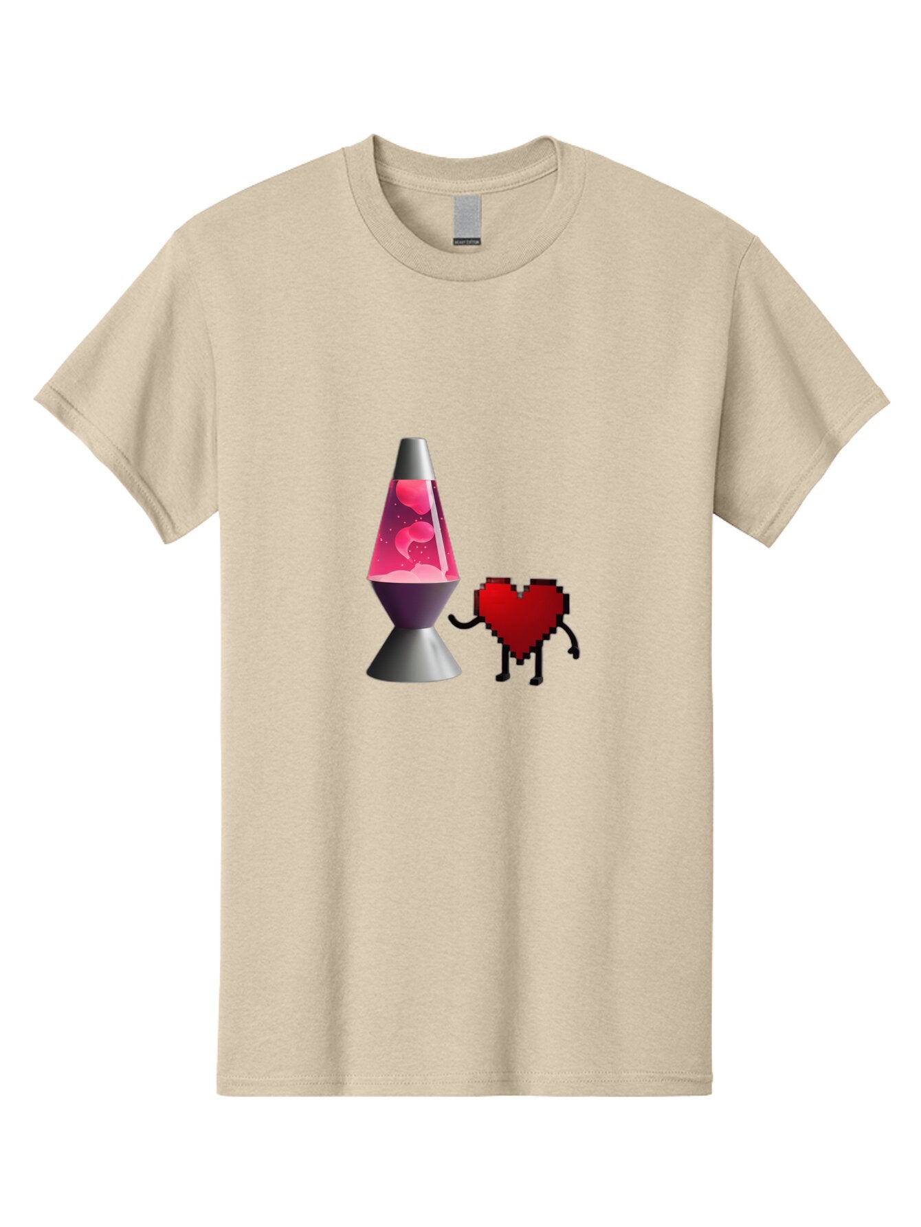 Lava-Lamp-Heart Men'S Graphic Tee, 100% Cotton, Comfortable Casual Summer Wear, Machine Washable, Vintage Camera, Old Camera, Antique Camera, Black Camera, Classic Photography, Photography Equipment, Nostalgic Device, Film Camera, Camera Art Bar064 1