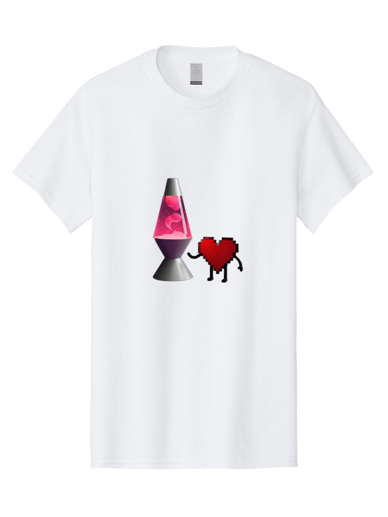 Lava-Lamp-Heart Men'S Graphic Tee, 100% Cotton, Comfortable Casual Summer Wear, Machine Washable, Vintage Camera, Old Camera, Antique Camera, Black Camera, Classic Photography, Photography Equipment, Nostalgic Device, Film Camera, Camera Art Bar064 10